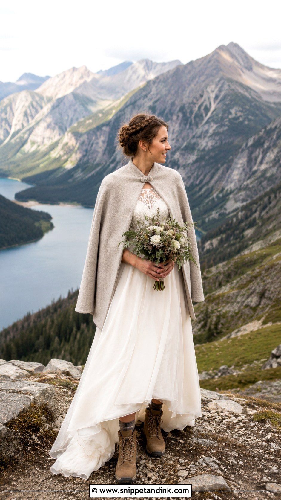 Mountain Eloping Wedding Dress - Snippet and Ink - 20 Eloping Wedding Dress Ideas