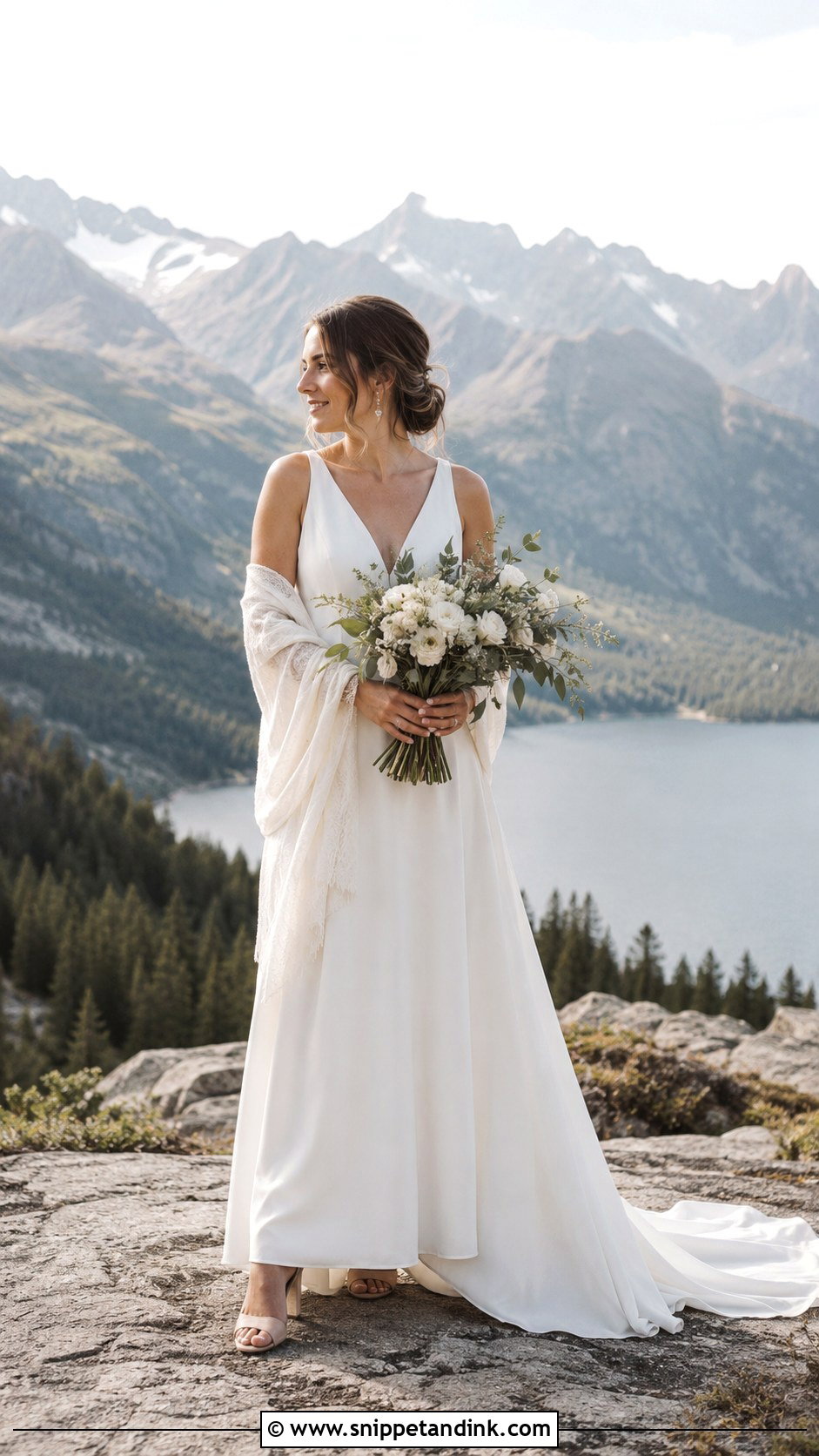 Mountain Nature Wedding Dress - Snippet and Ink - 25 Nature Wedding Dress Ideas