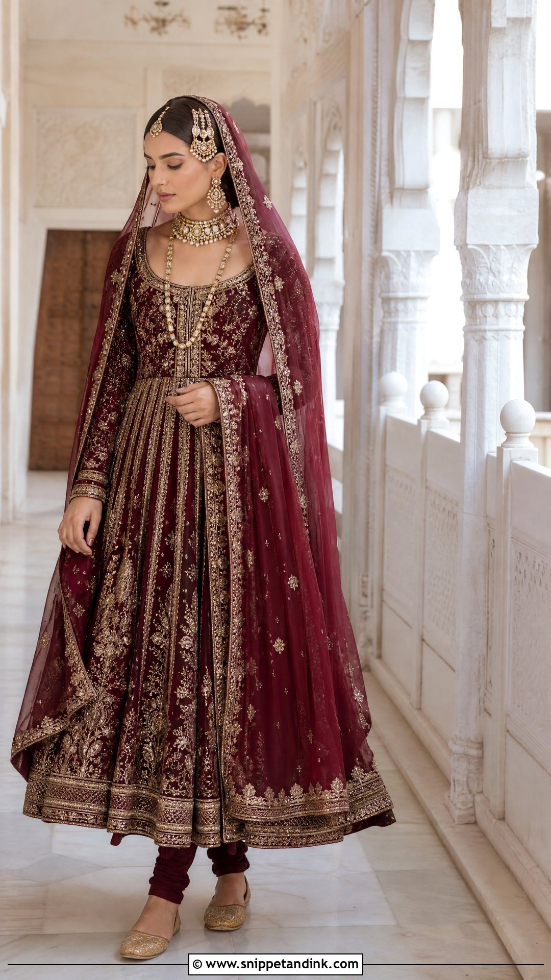 Mughal Anarkali Bridal Outfit - Snippet and Ink - 20 Royal Indian Bride Outfit Ideas