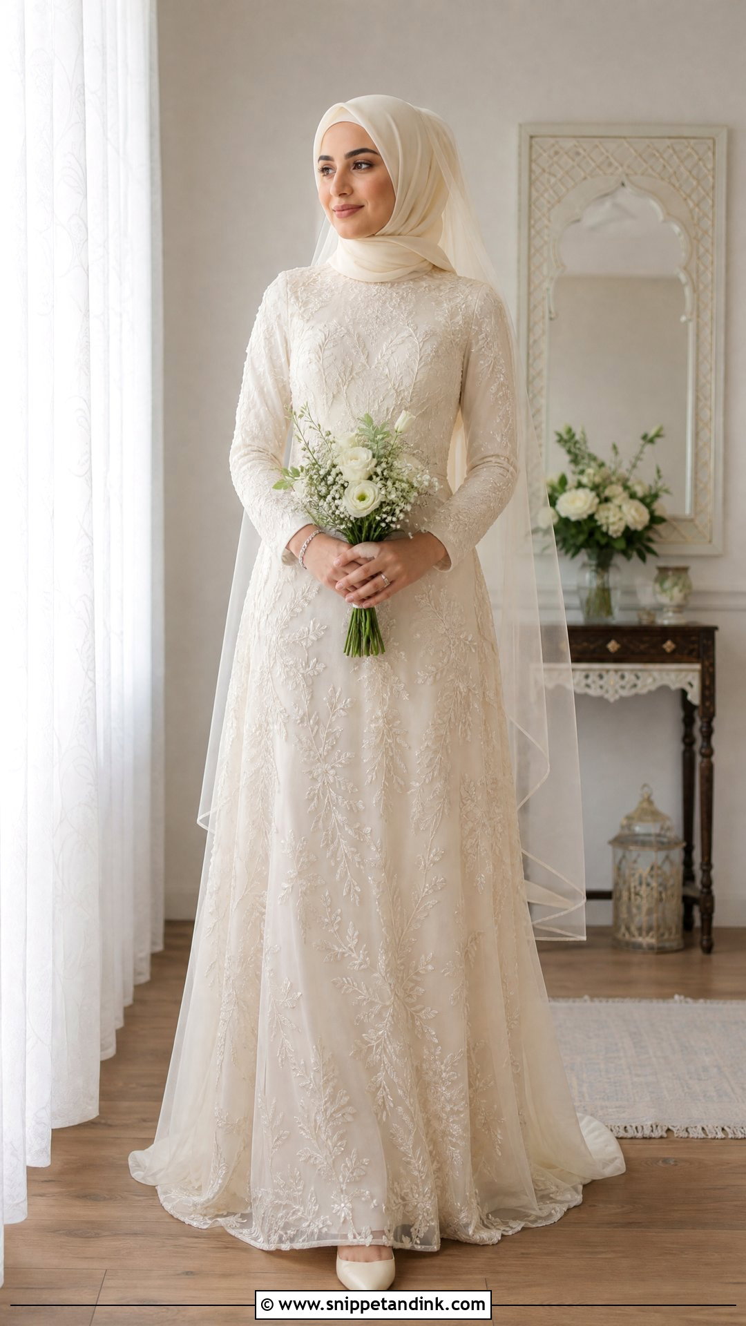 Muslim Nikah Dress With Hijab - Snippet and Ink - 25 Muslim Wedding Dress Hijab Bride Ideas