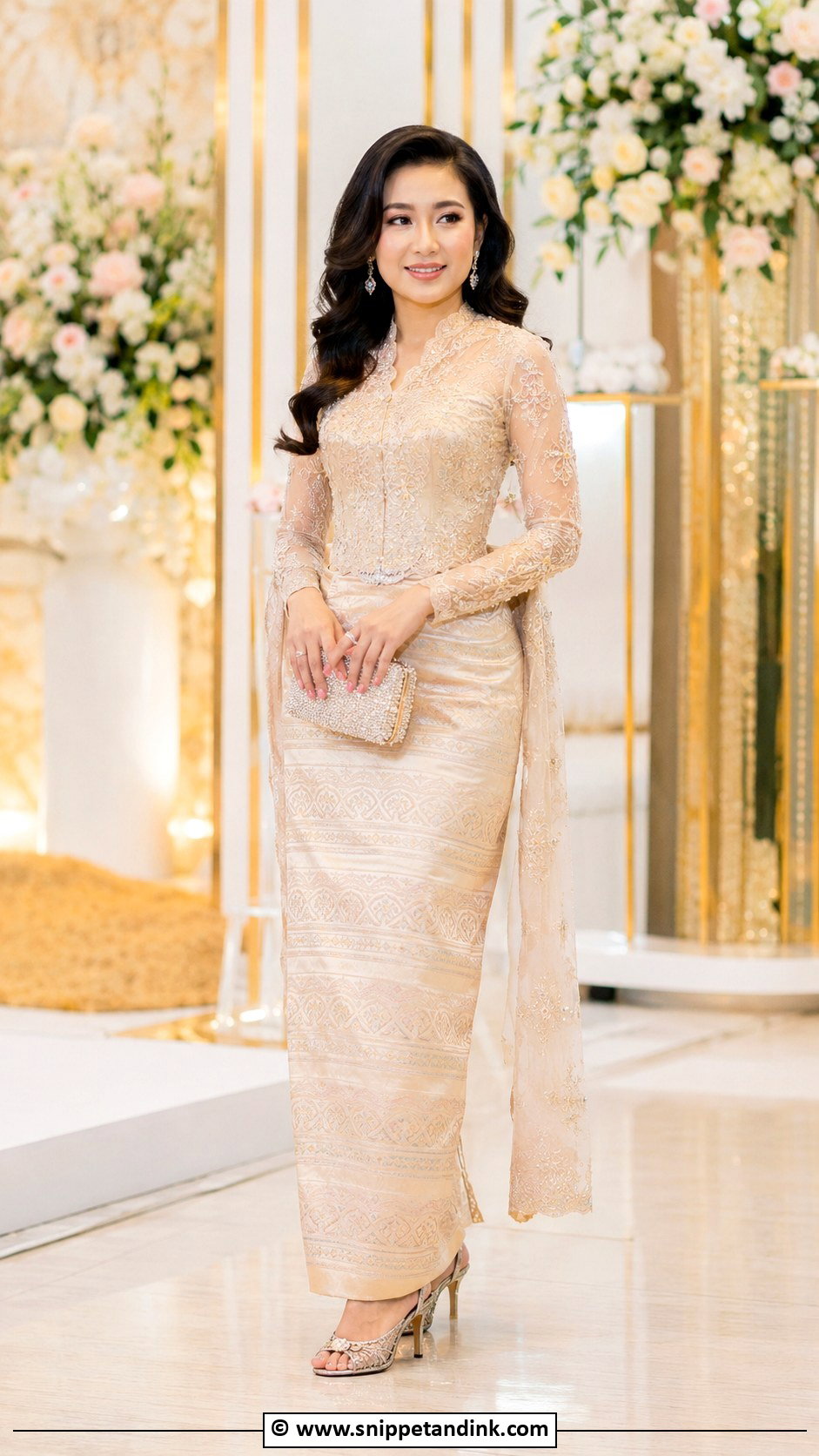Myanmar Reception Wedding Dress - Snippet and Ink - 25 Myanmar Wedding Dress Ideas