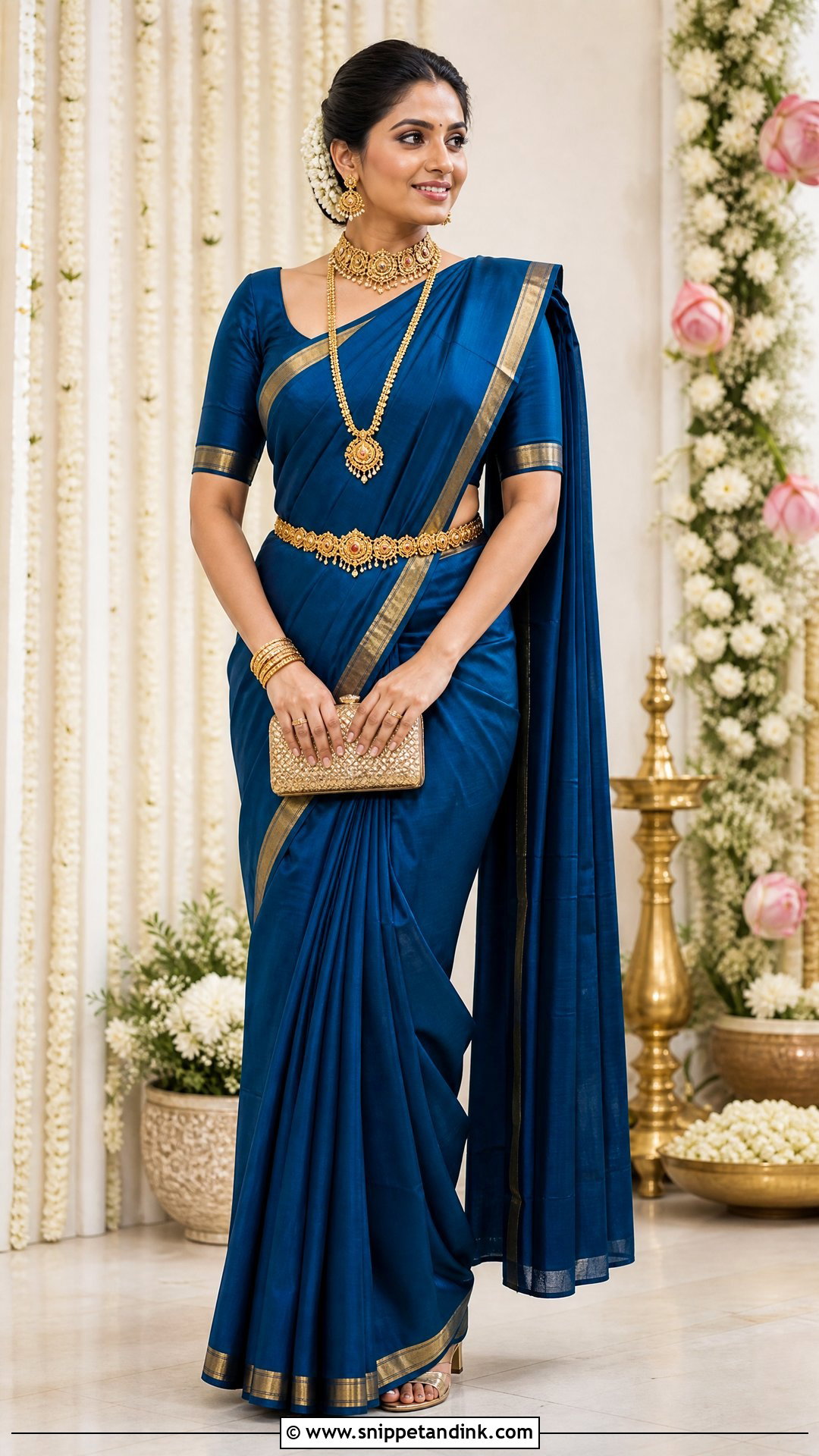 Mysore Silk Bridal Saree - Snippet and Ink - 20 South Indian Bridal Outfits