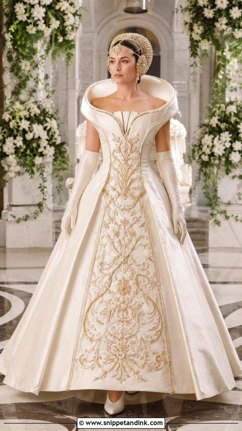 Naboo Queen Wedding Dress - Snippet and Ink - 25 Star Wars Wedding Dress Ideas