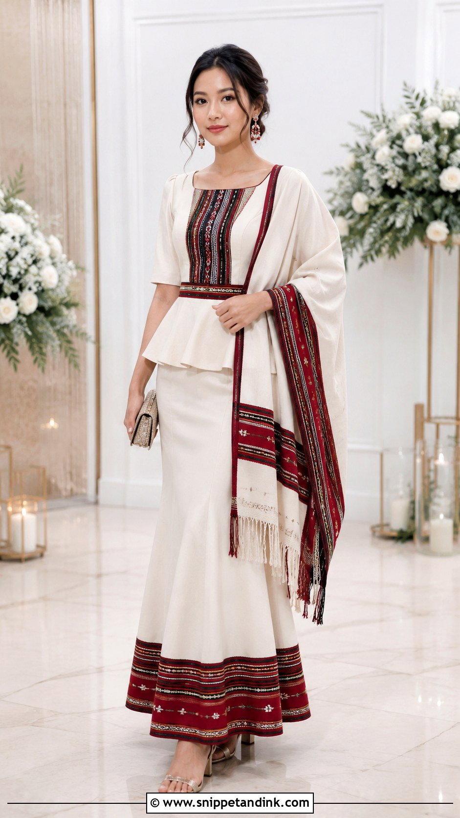 Naga Bride Two Piece Fusion Outfit - Snippet and Ink - 20 Naga Brides Ideas