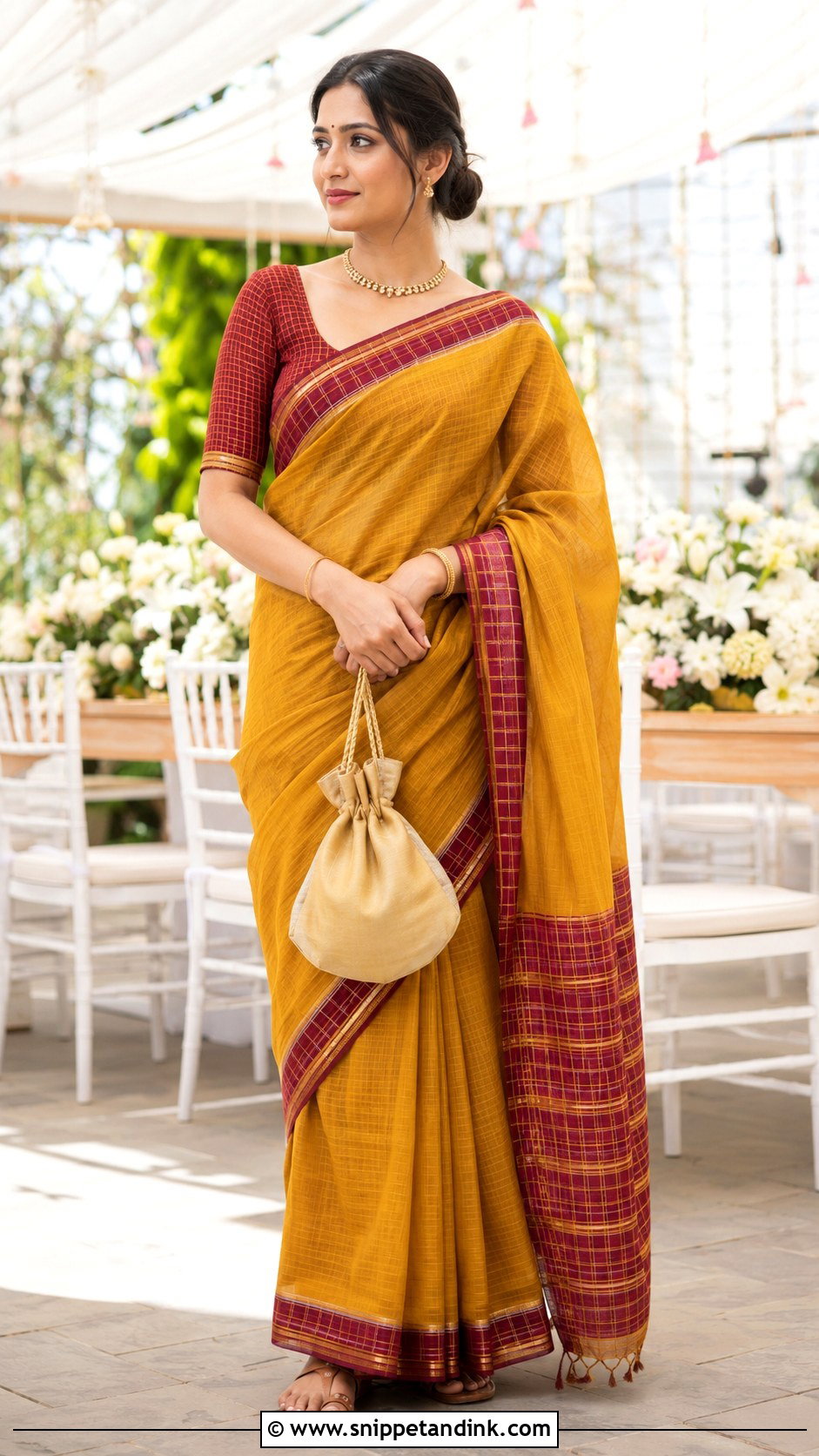 Narayan Peth Saree Wedding Outfit - Snippet and Ink - 20 Maharatrian Wedding Outfit Ideas
