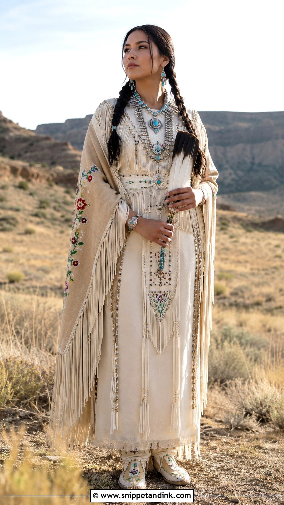 Native Inspired Bridal Dress - Snippet and Ink - 25 Bride Traditional Outfit Ideas