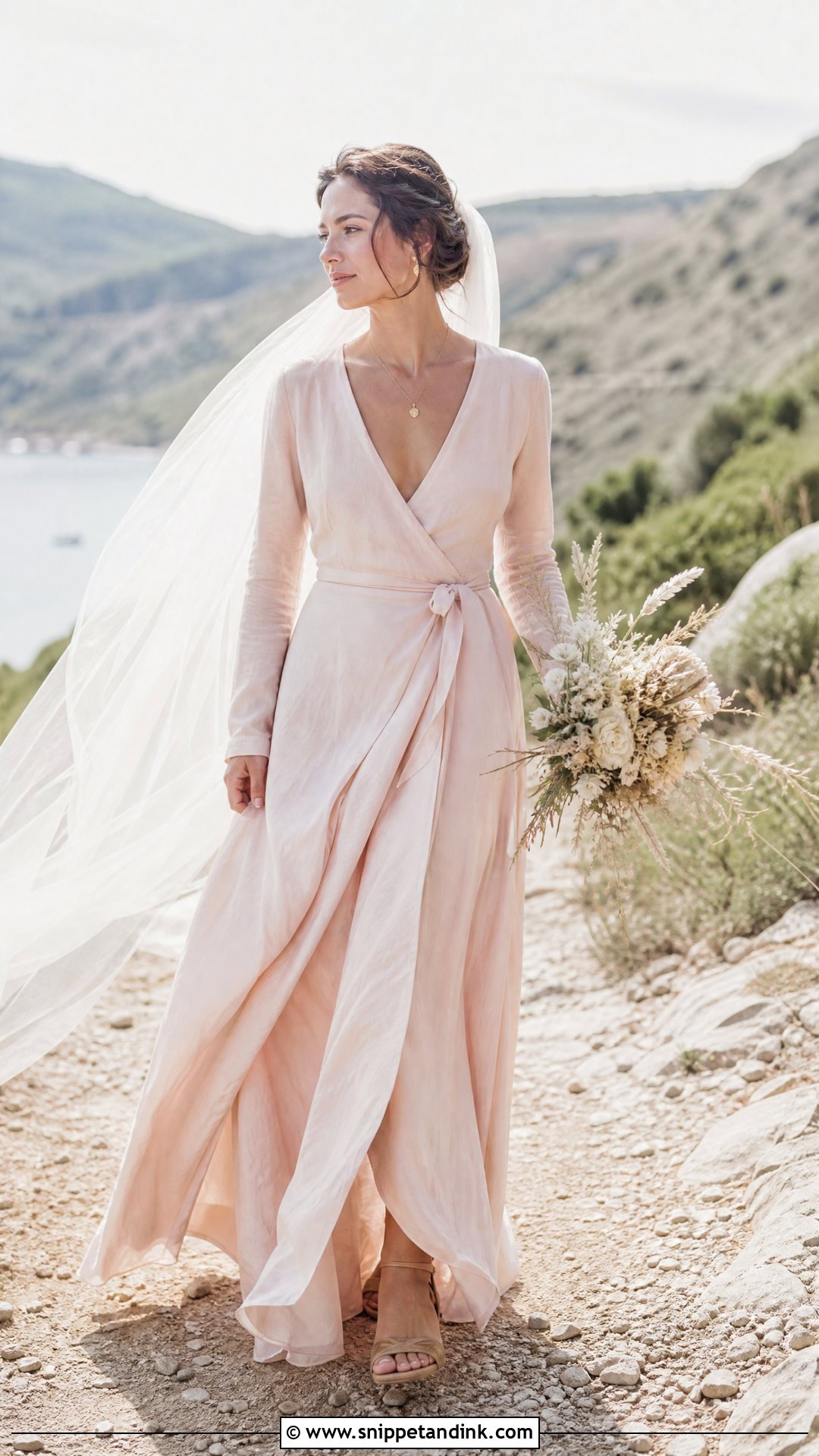Naturally Dyed Wedding Dress - Snippet and Ink - 25 Handmade Wedding Dress Ideas