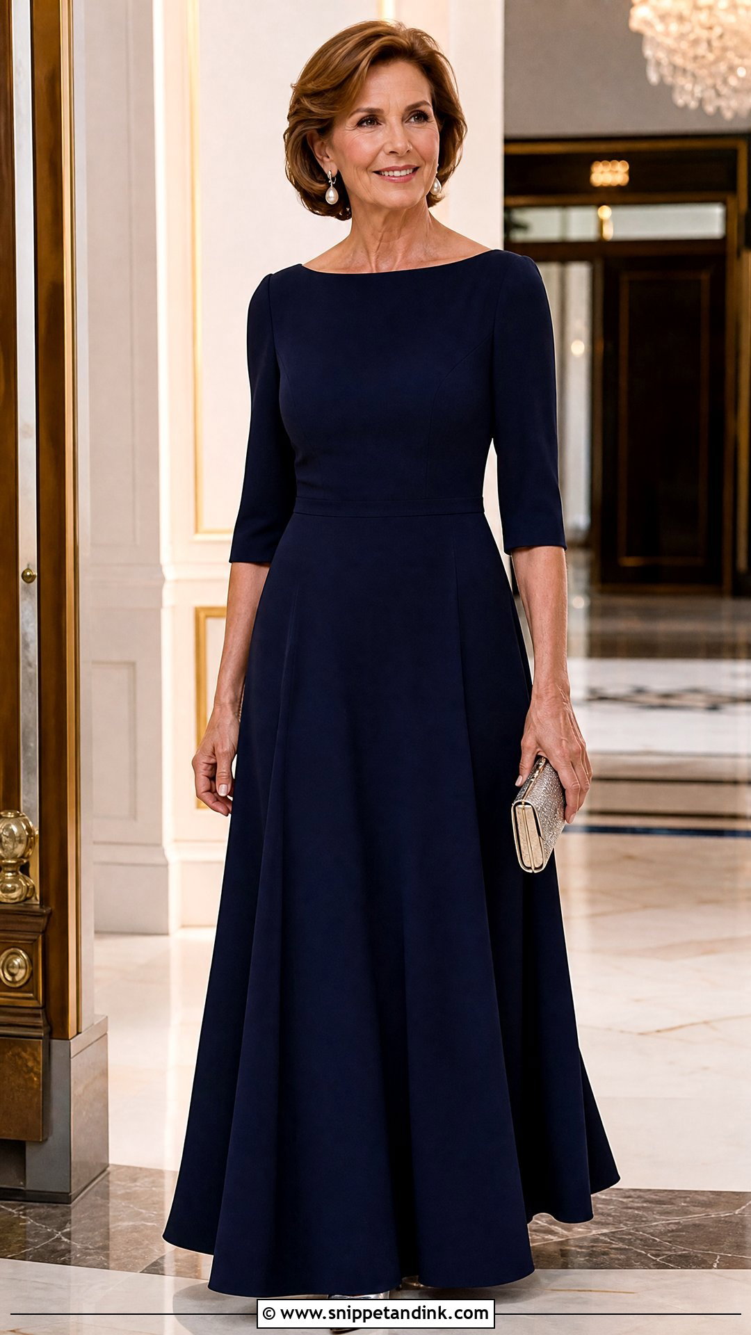 Navy A Line MOTB Dress - Snippet and Ink - 20 Motb Dress Ideas
