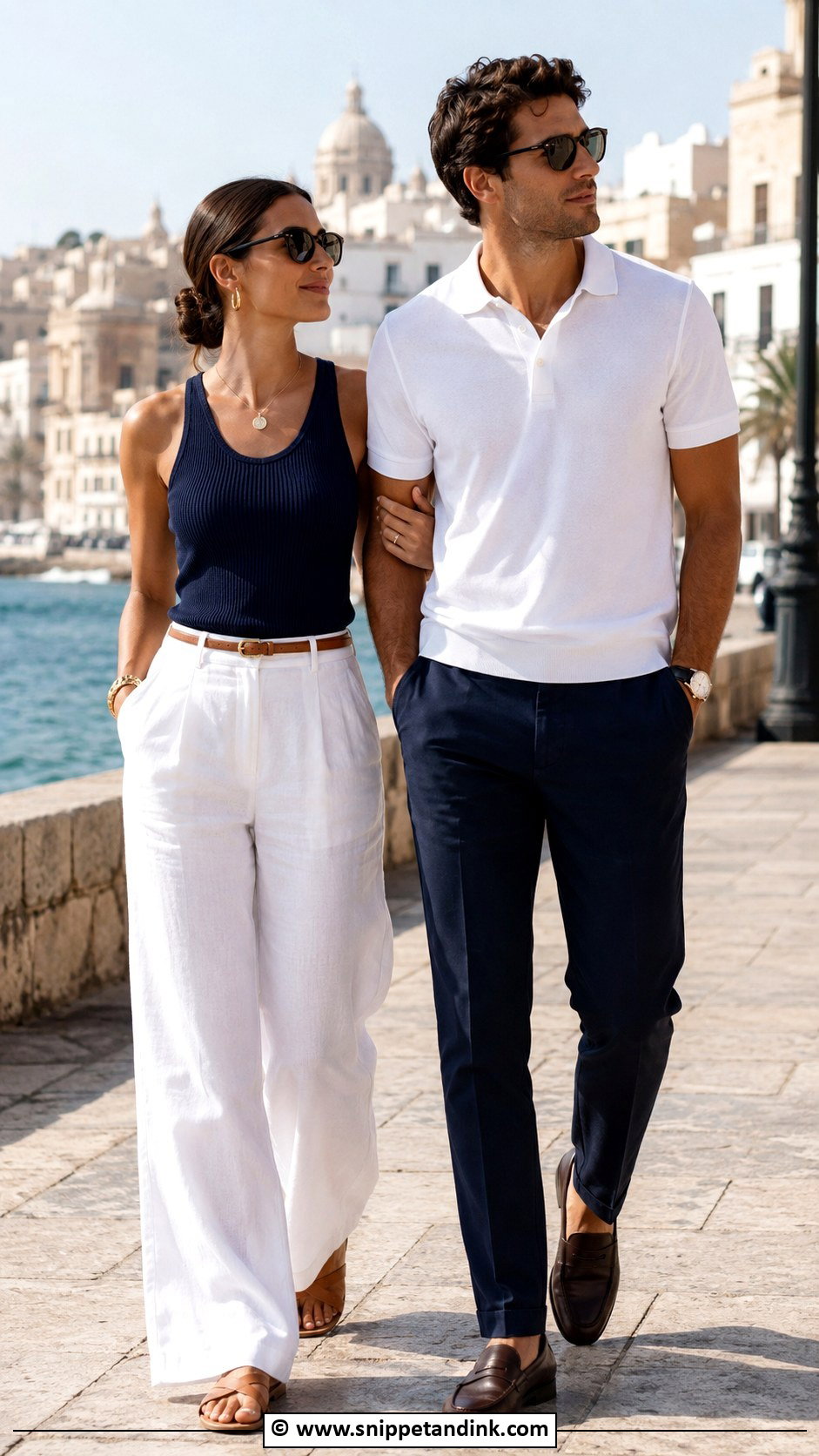 Navy And White Couple Fit - Snippet and Ink - 30 Couple Fits Ideas