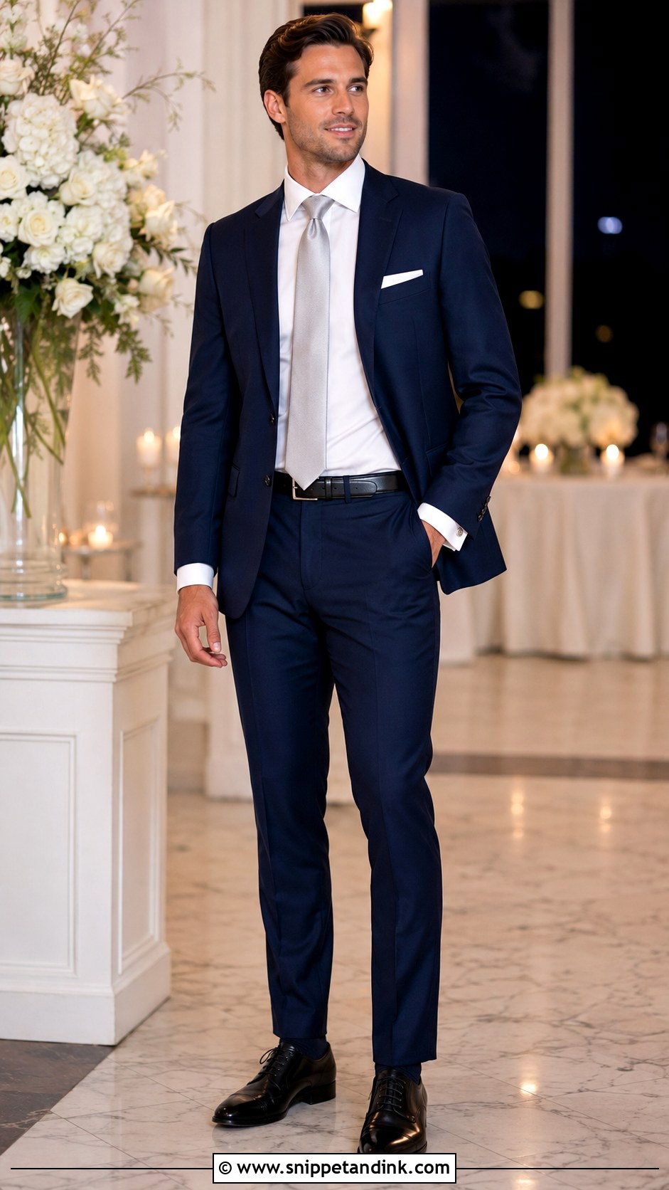 Navy Blue Suit With Black Shoes Wedding - Snippet and Ink - 20 Navy Blue Suits Wedding