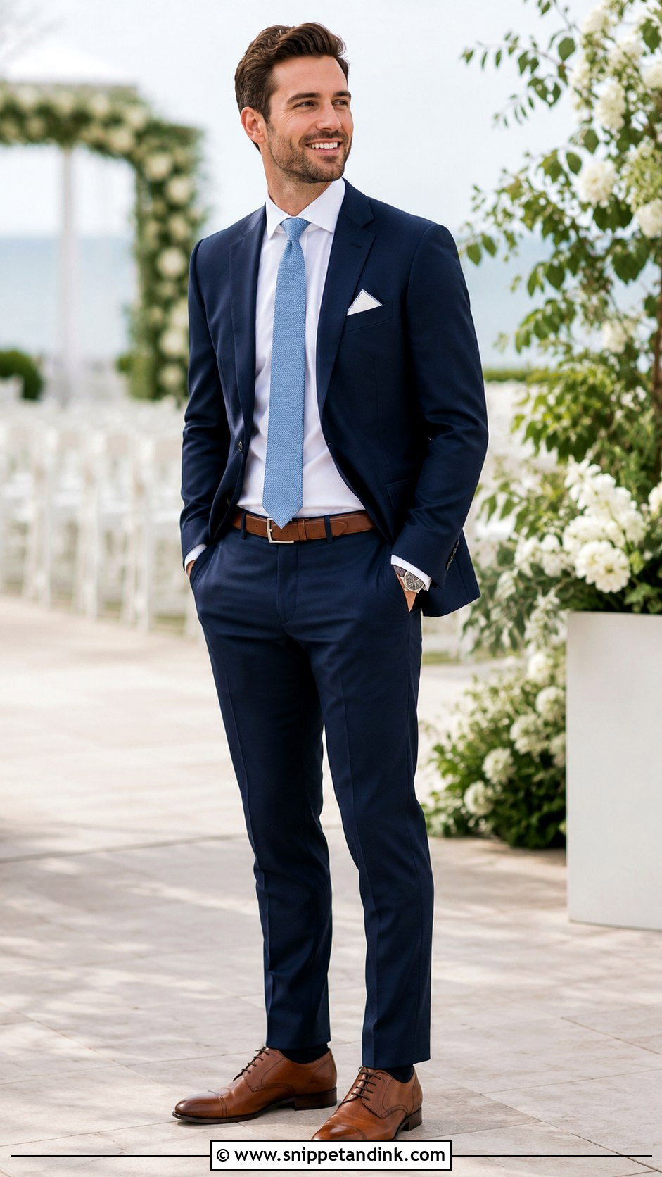Navy Blue Suit With Light Blue Tie Wedding - Snippet and Ink - 20 Navy Blue Suits Wedding