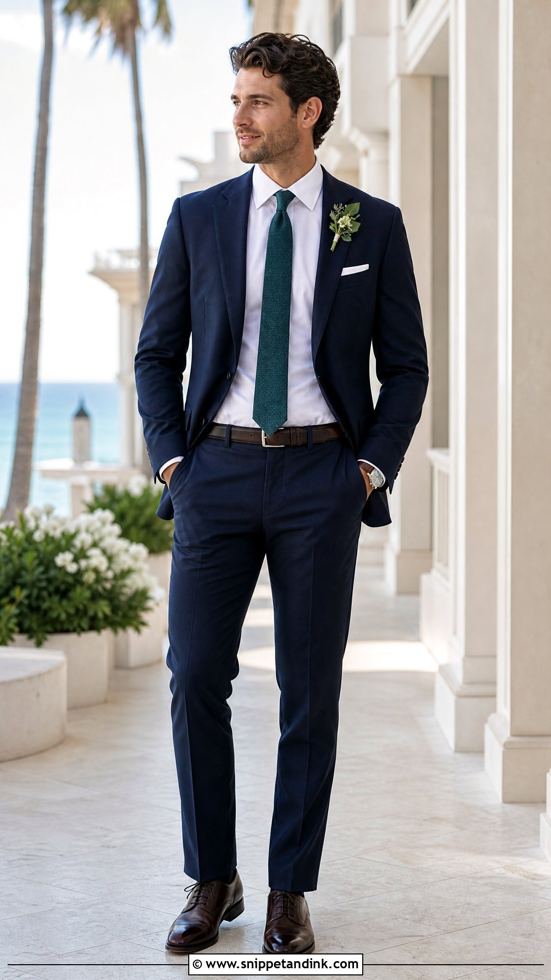 Navy Blue Suit With Teal Tie - Snippet and Ink - 25 Navy Blue Suit Wedding Color Combos Ideas