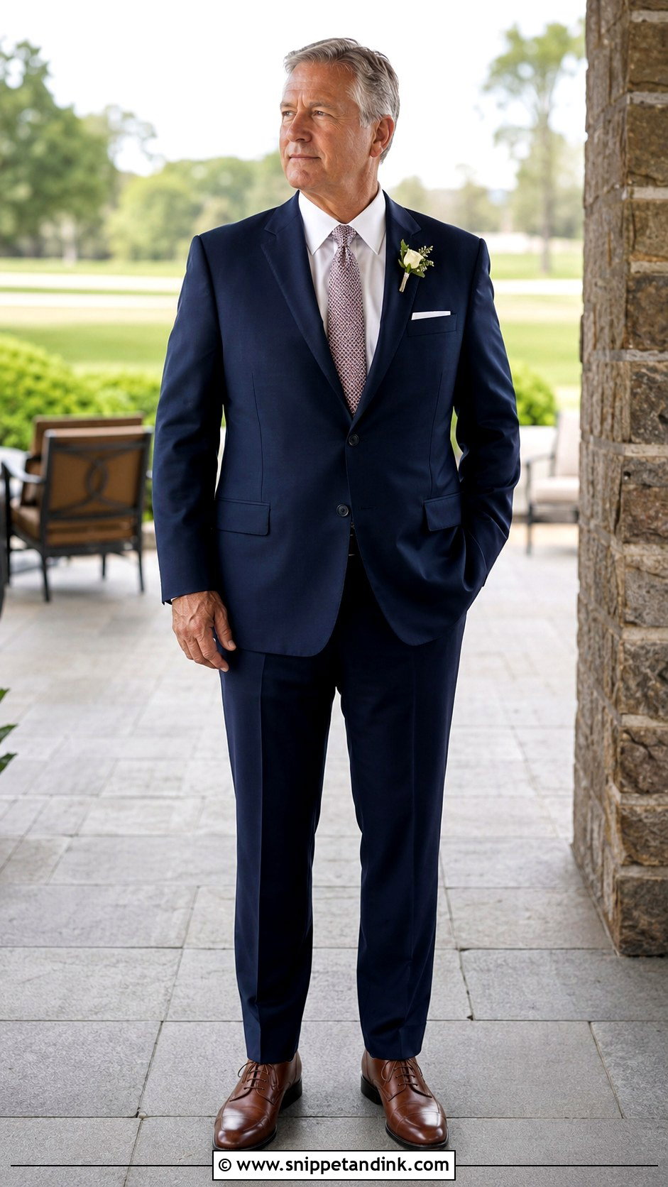Navy Blue Suit - Snippet and Ink - 25 Father of the Bride Suit Ideas
