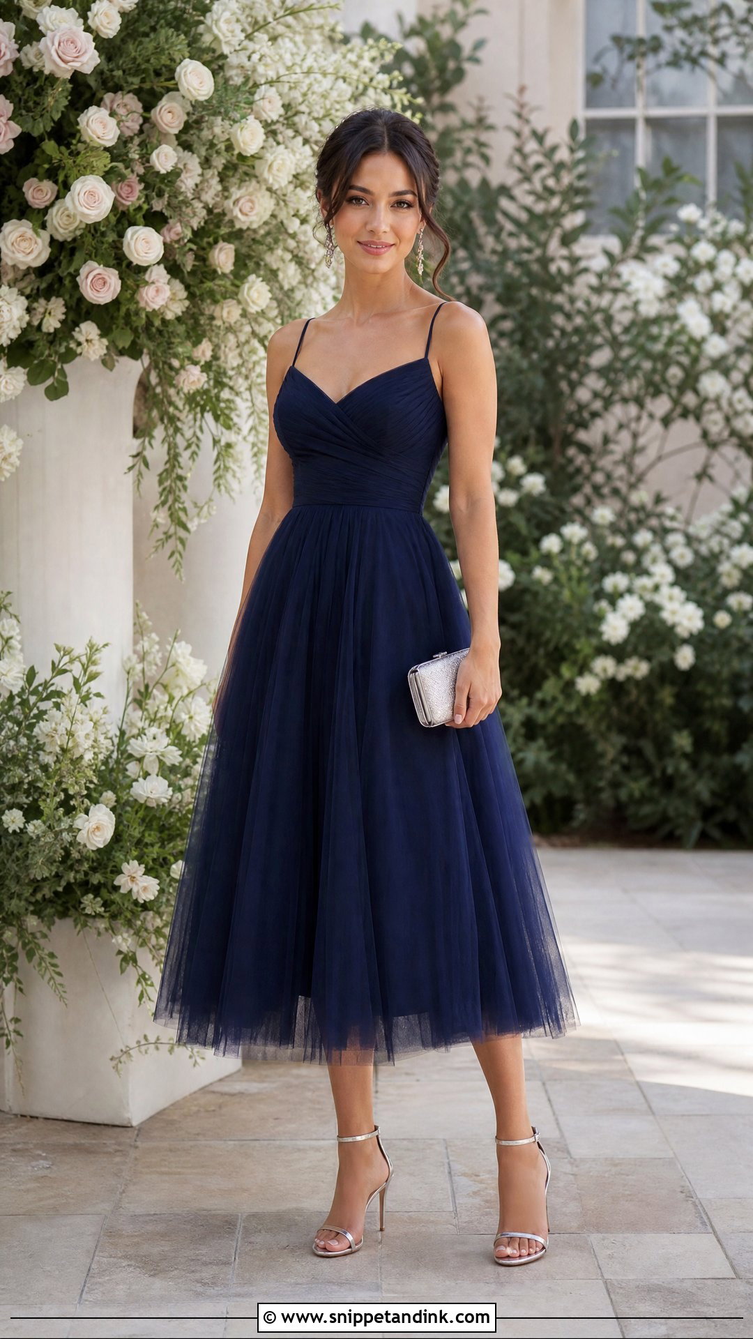 Navy Blue Tulle Dress Outfit - Snippet and Ink - 25 Navy Blue Dress Outfit Wedding Ideas