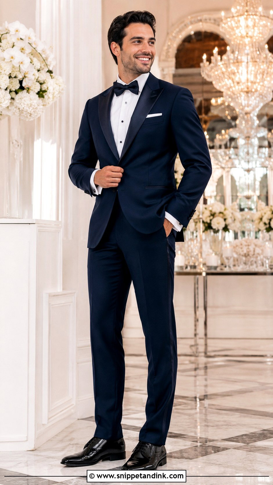 Navy Blue Tuxedo Wedding - Snippet and Ink - 20 Navy Blue Suits Wedding
