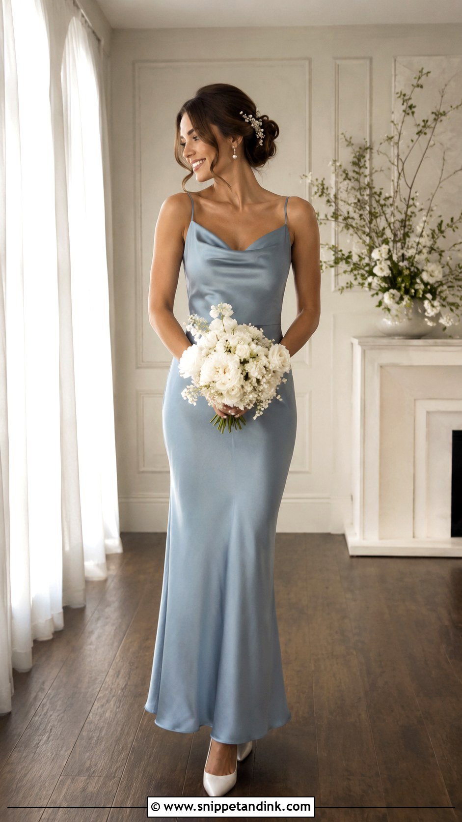 Navy Blue Wedding Dress - Snippet and Ink - 25 Blue Wedding Dresses