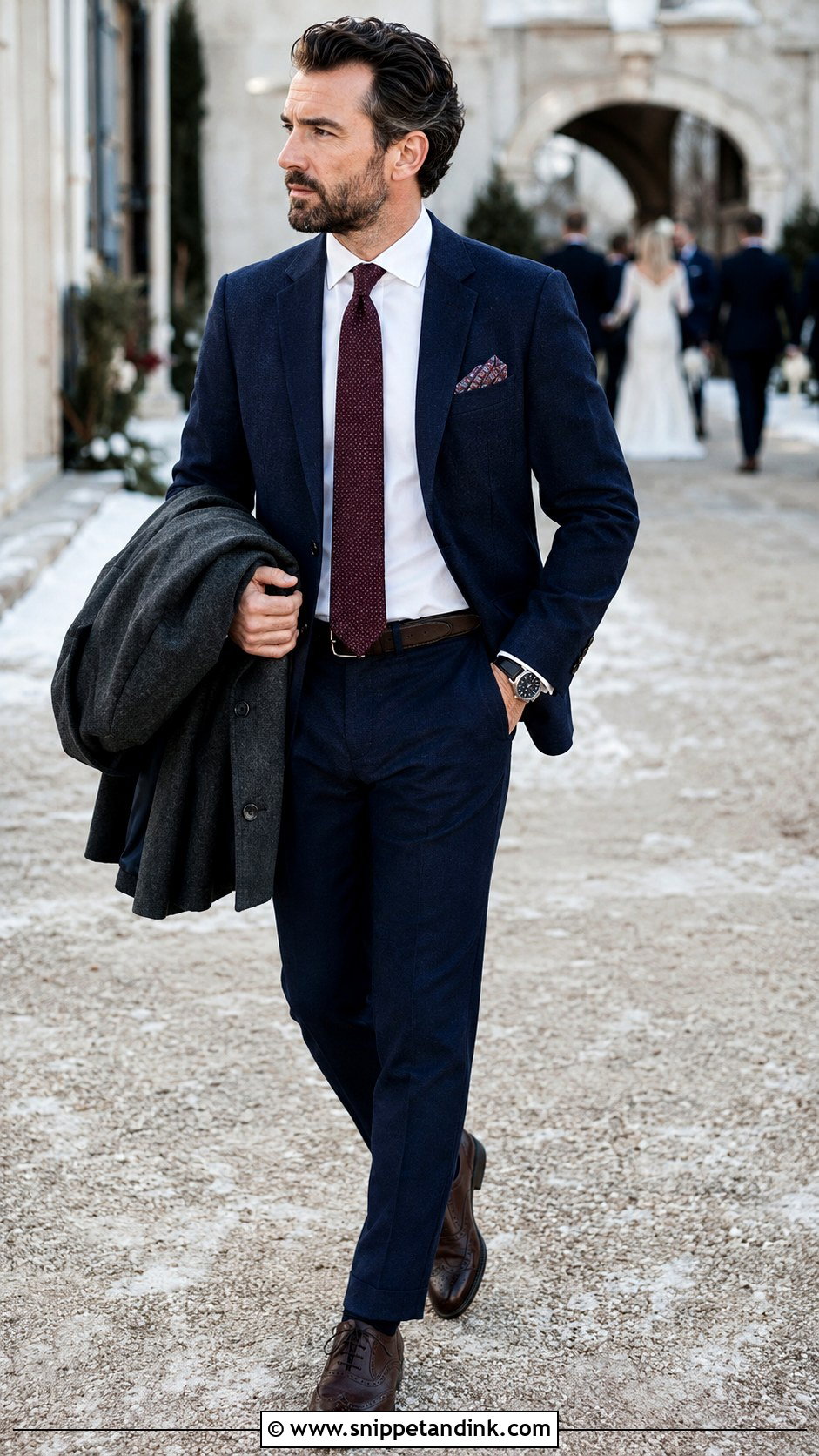 Navy Blue Wool Suit Wedding - Snippet and Ink - 20 Navy Blue Suits Wedding