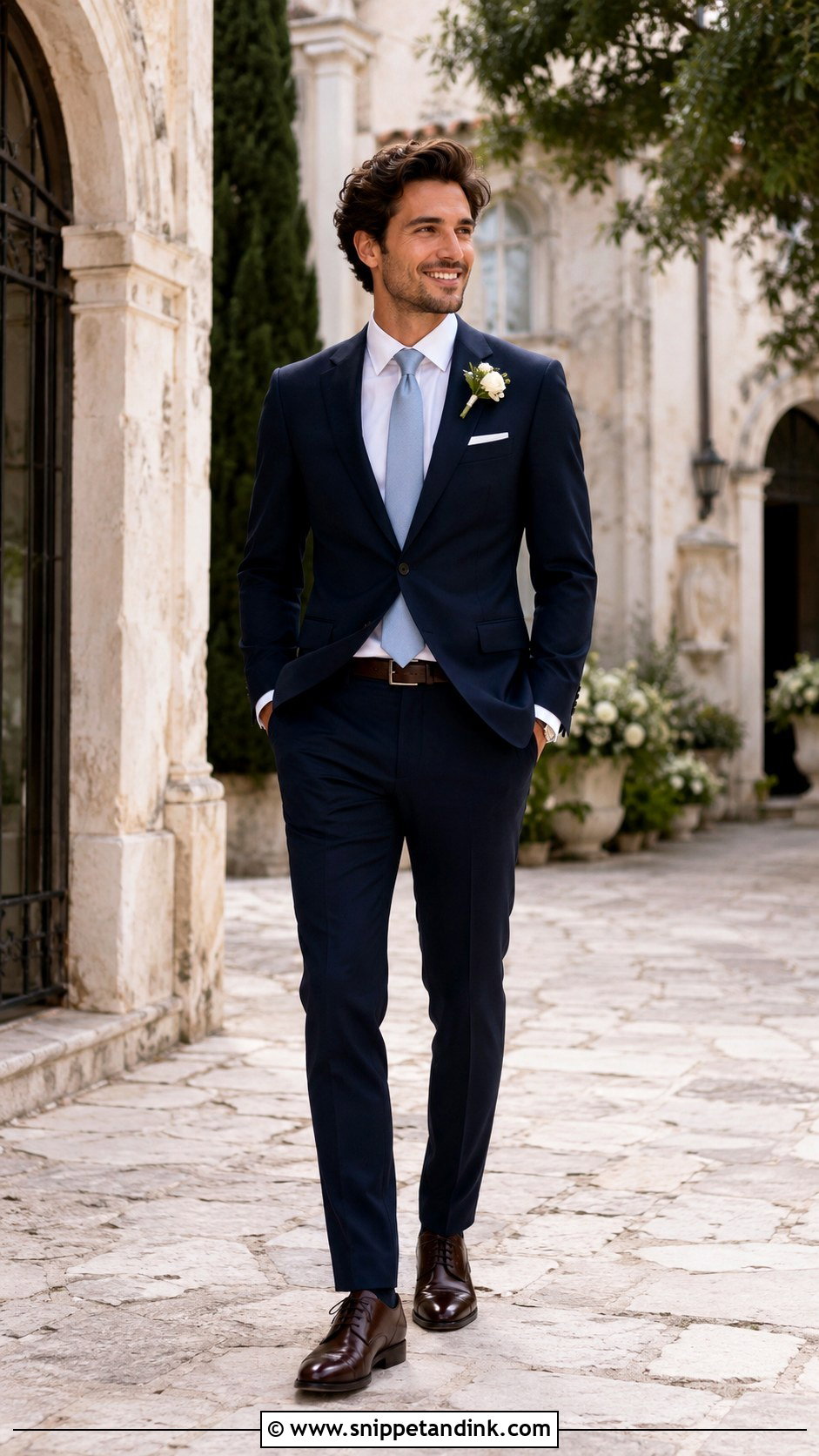 Navy Italian Wedding Suit - Snippet and Ink - 20 Italian Wedding Suit Ideas