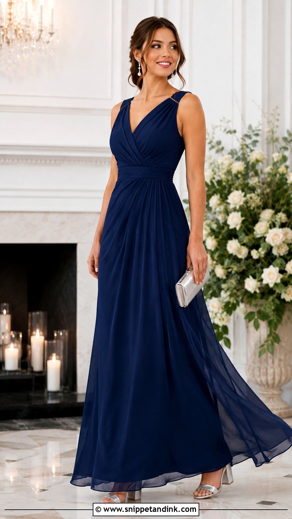 Navy Matron Of Honor Dress - Snippet and Ink - 25 Matron of Honor Dresses