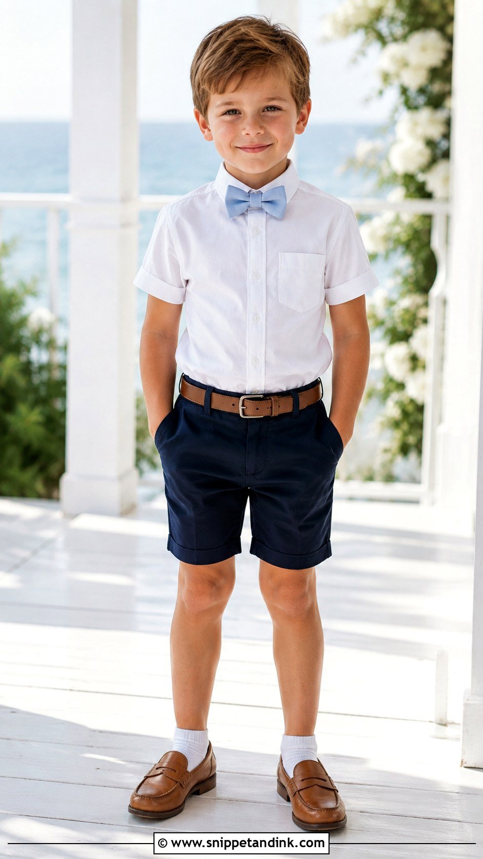 Navy Shorts Ring Bearer Outfit - Snippet and Ink - 20 Navy Ring Bearer Outfit Ideas