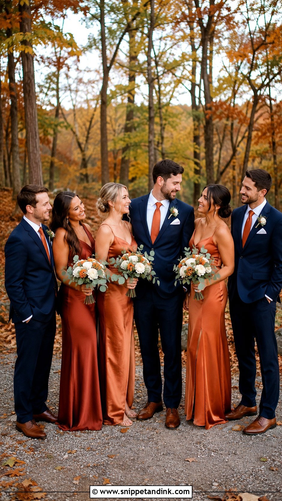 Navy Suit And Burnt Orange Wedding - Snippet and Ink - 20 Navy Suit Wedding Color Scheme Ideas