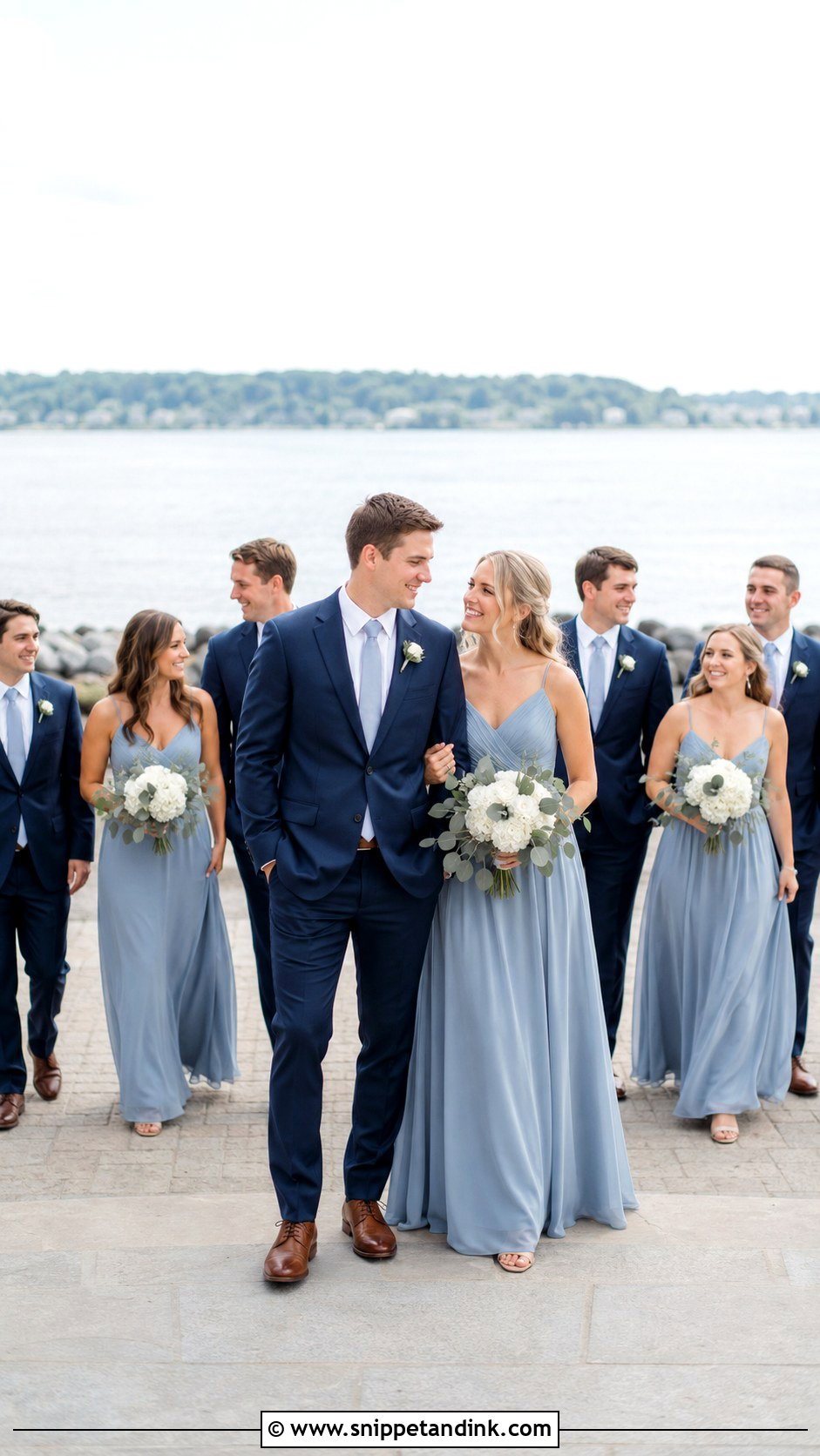 Navy Suit And Dusty Blue Wedding - Snippet and Ink - 20 Navy Suit Wedding Color Scheme Ideas