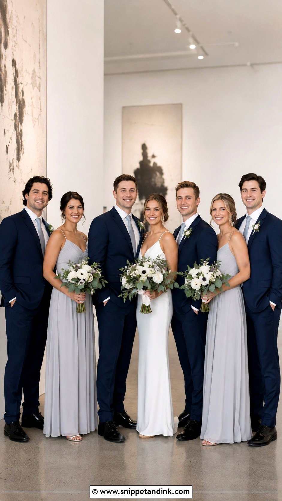 Navy Suit And Light Gray Wedding - Snippet and Ink - 20 Navy Suit Wedding Color Scheme Ideas