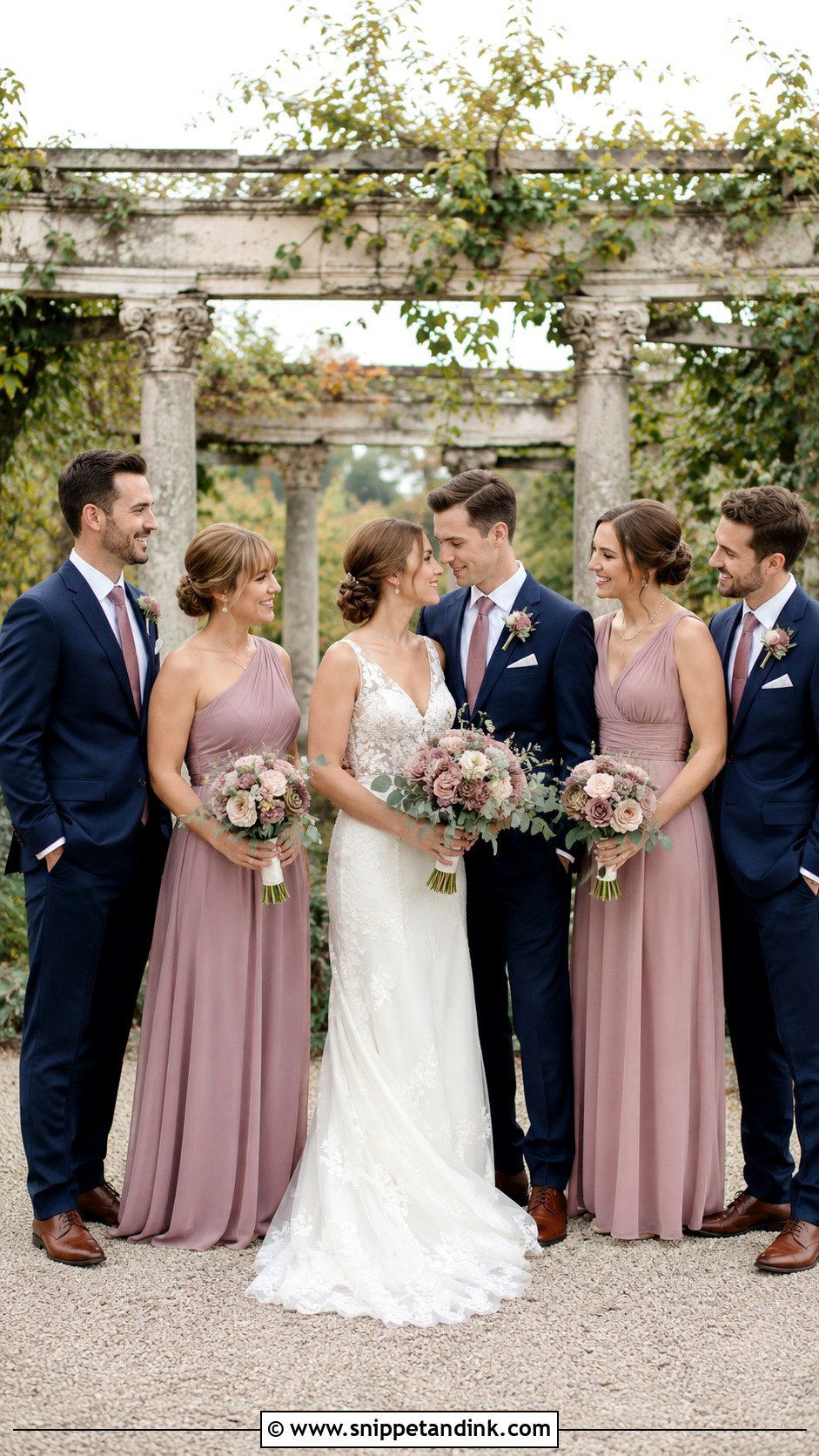Navy Suit And Mauve Wedding - Snippet and Ink - 20 Navy Suit Wedding Color Scheme Ideas