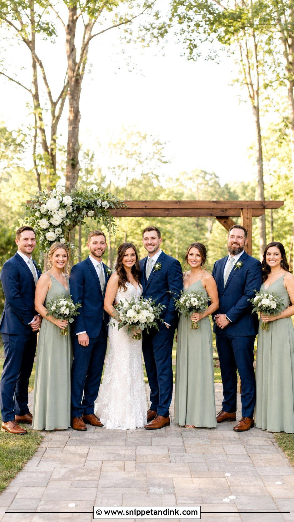 Navy Suit And Sage Green Wedding - Snippet and Ink - 20 Navy Suit Wedding Color Scheme Ideas