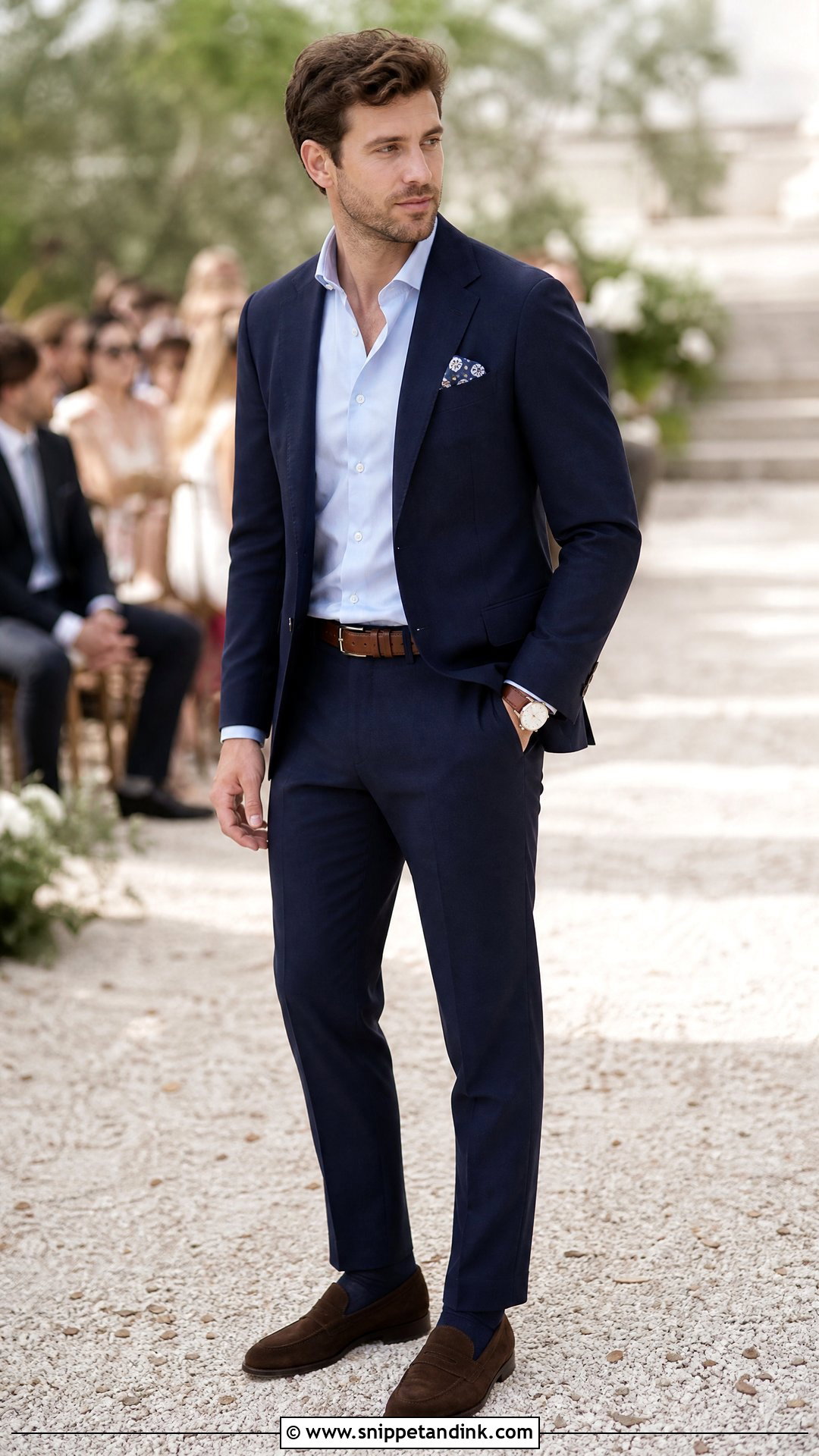 Navy Suit Casual Wedding Guest - Snippet and Ink - 20 Navy Suits Wedding
