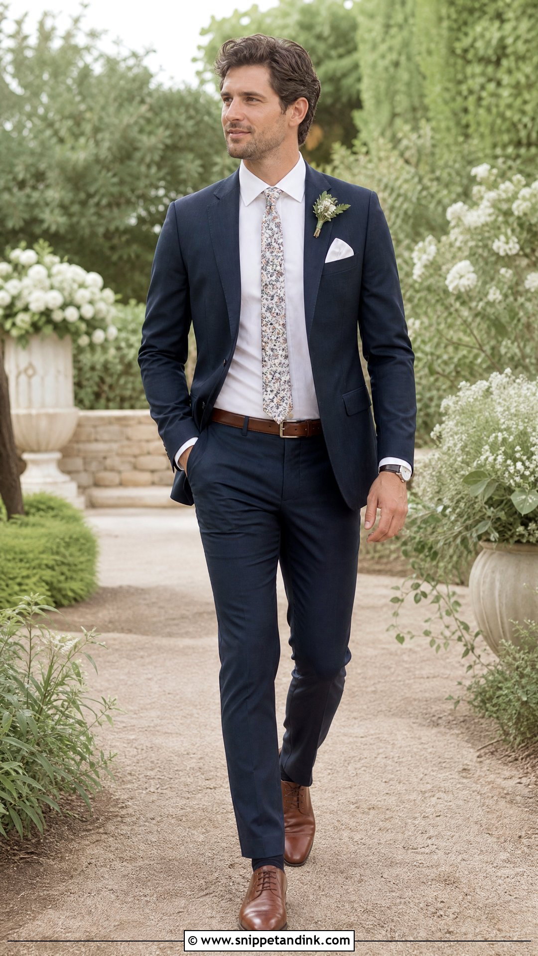 Navy Suit Garden Wedding - Snippet and Ink - 20 Navy Suits Wedding