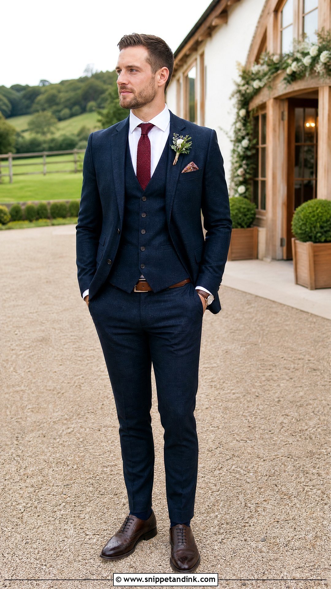Navy Suit Rustic Wedding - Snippet and Ink - 20 Navy Suits Wedding