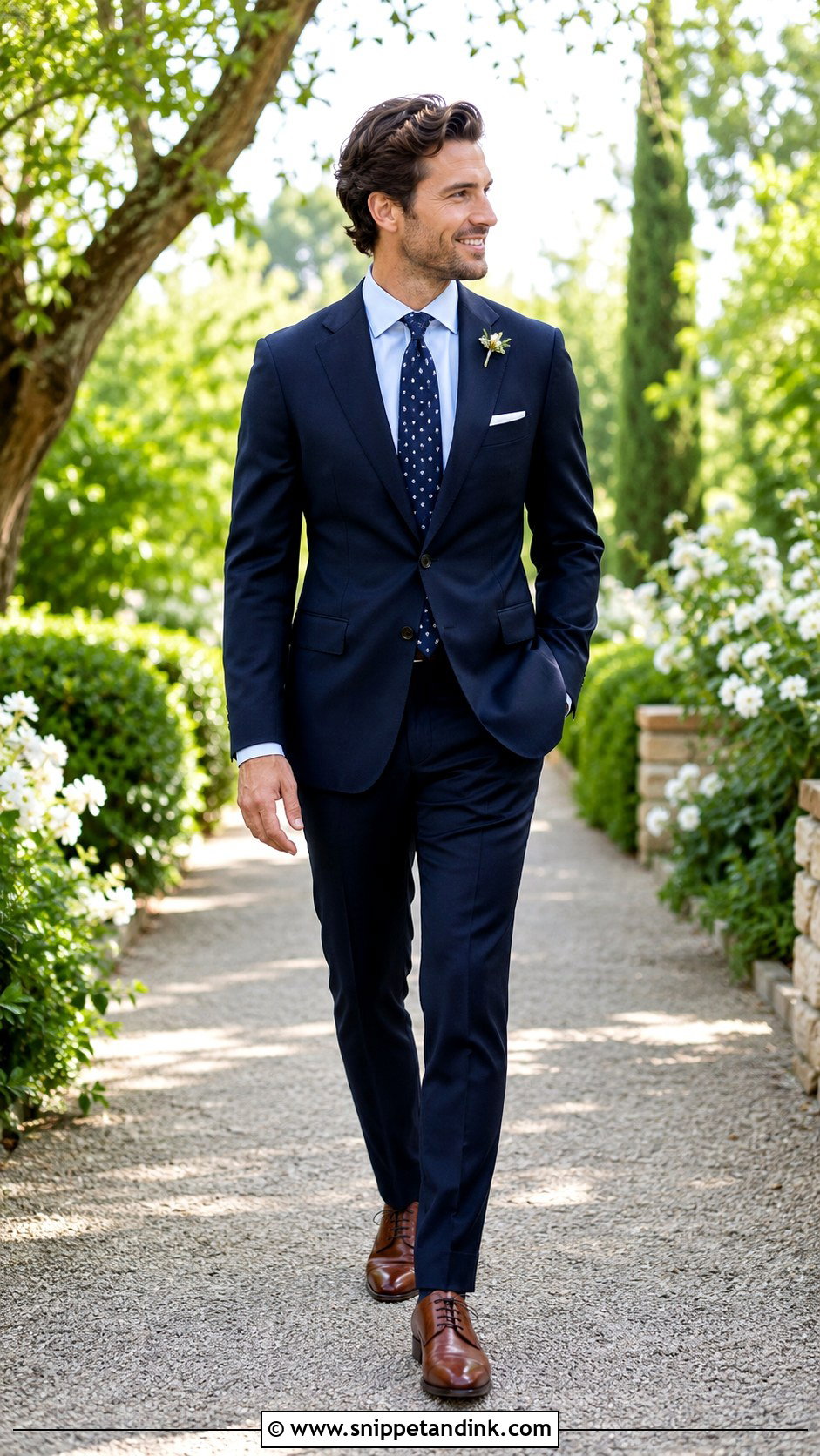 Navy Suit With Light Blue Shirt - Snippet and Ink - 30 Navy Suit Wedding Ideas