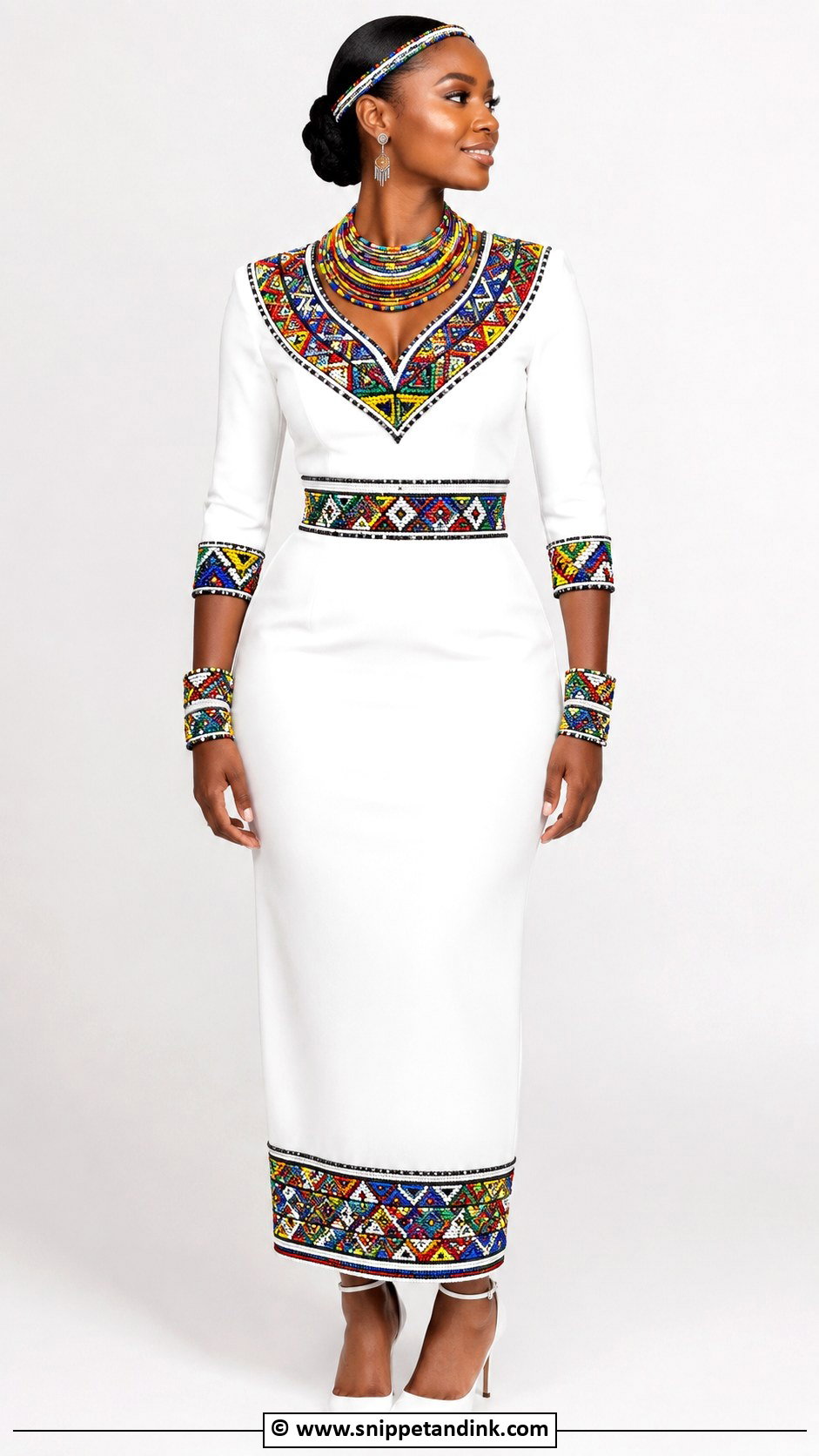 Ndebele Beaded Wedding Dress - Snippet and Ink - 25 Ndebele Wedding Dress Ideas
