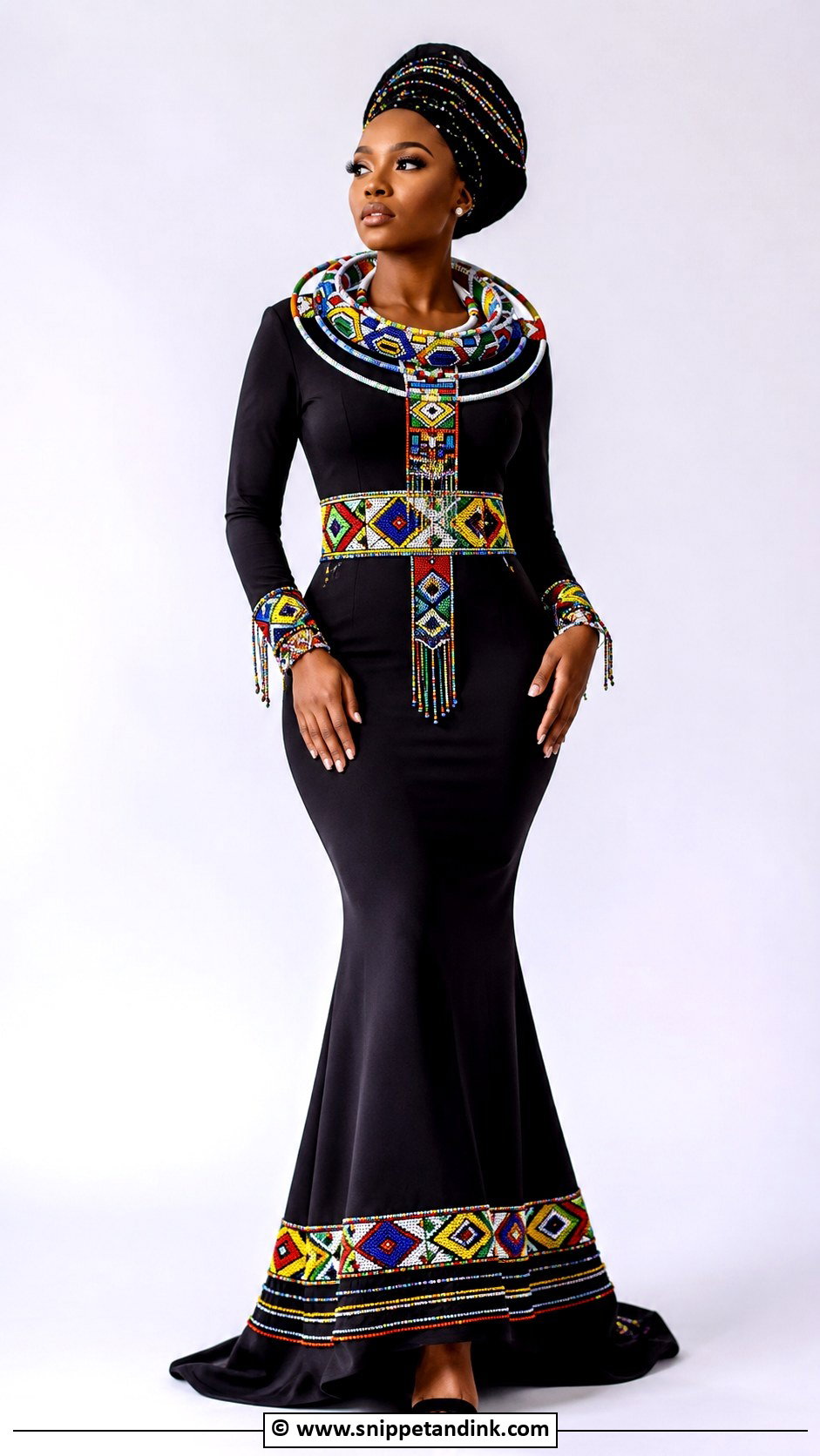 Ndebele Black Wedding Dress - Snippet and Ink - 25 Ndebele Wedding Dress Ideas