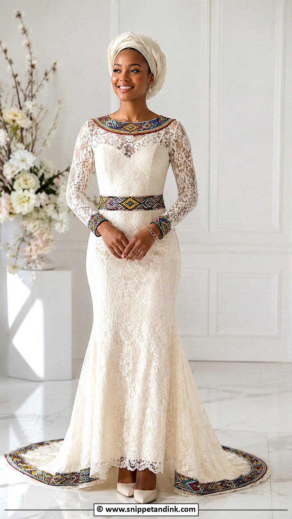 Ndebele Lace Wedding Dress - Snippet and Ink - 25 Ndebele Wedding Dress Ideas