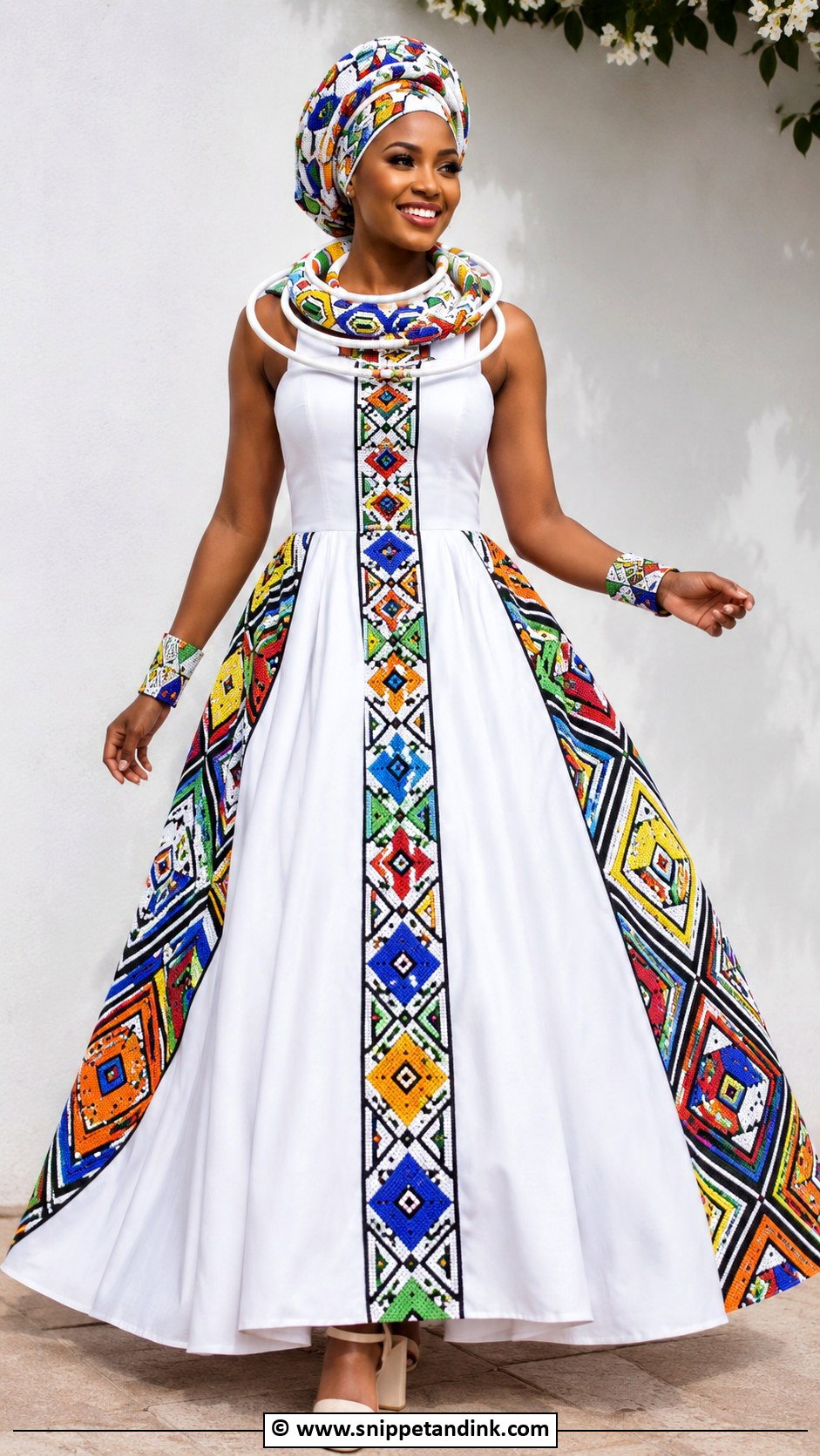 Ndebele Print Wedding Dress - Snippet and Ink - 25 Ndebele Wedding Dress Ideas