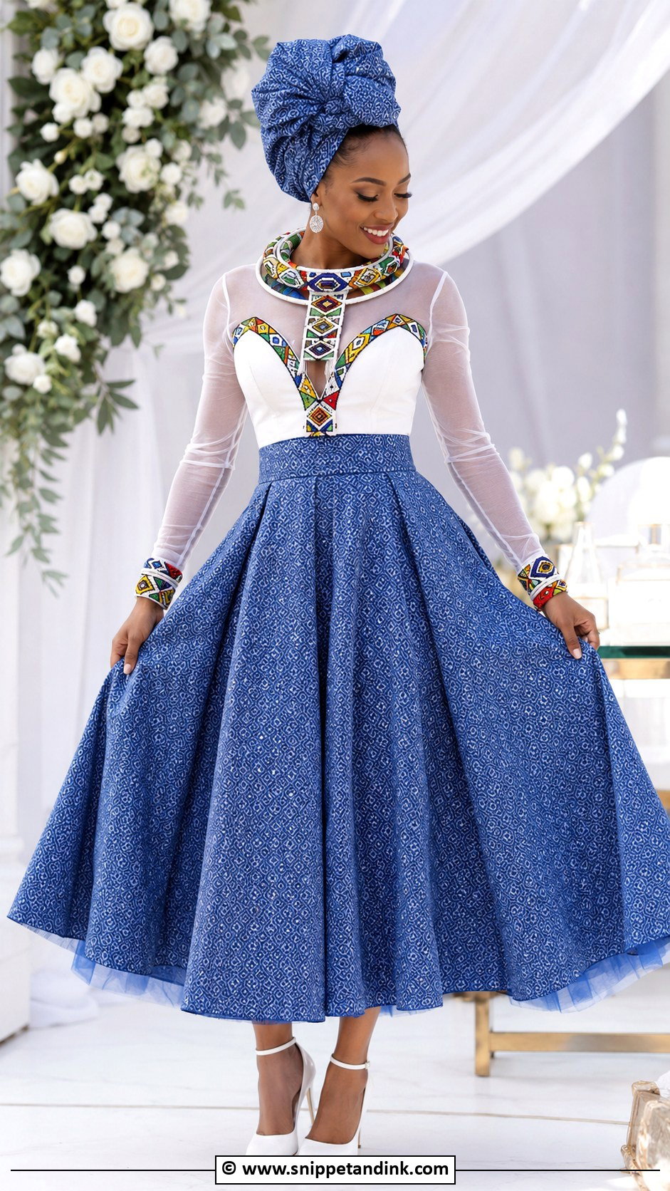 Ndebele Shweshwe Wedding Dress - Snippet and Ink - 25 Ndebele Wedding Dress Ideas