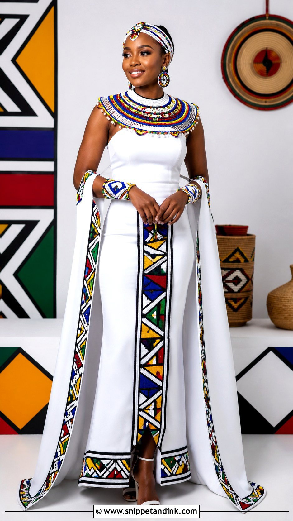 Ndebele Traditional Wedding Dress - Snippet and Ink - 25 Traditional Wedding Dresses South Africa