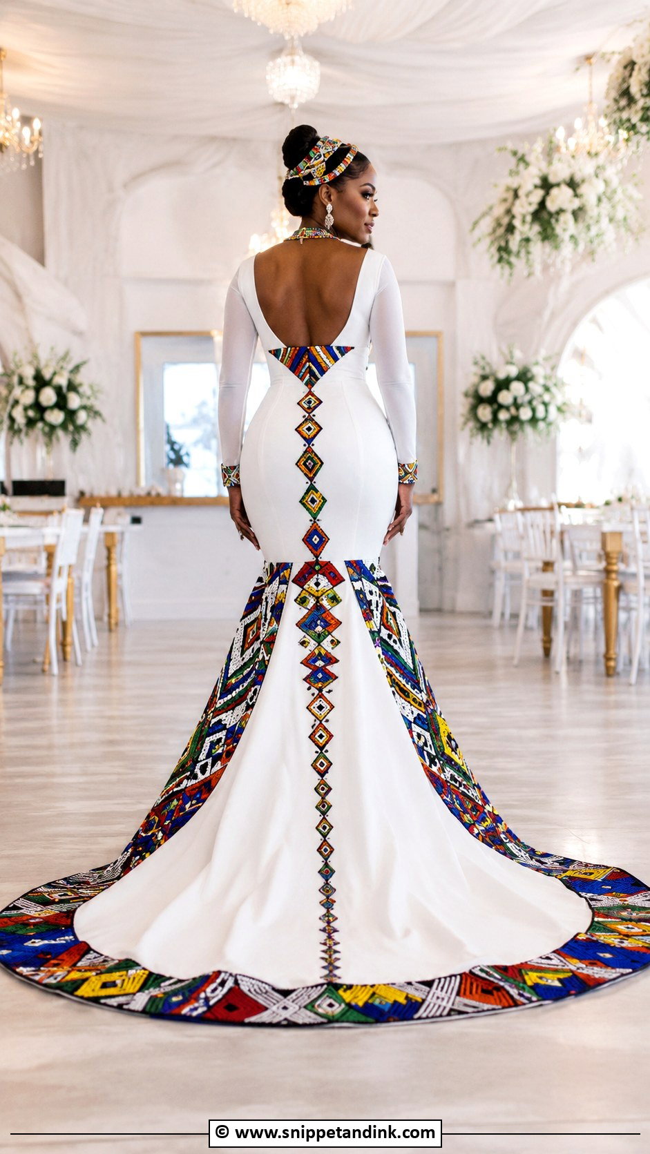 Ndebele Train Wedding Dress - Snippet and Ink - 25 Ndebele Wedding Dress Ideas