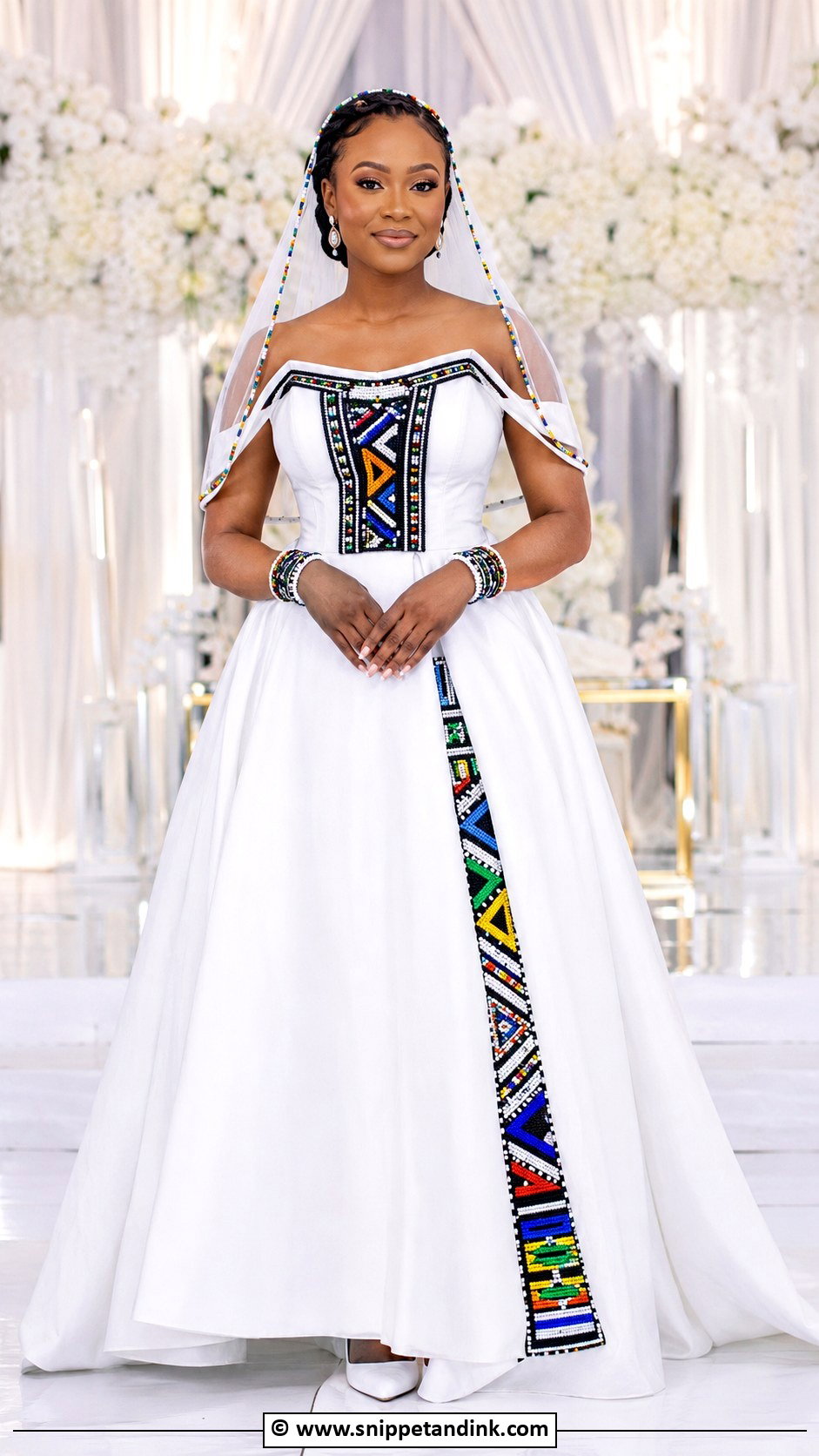 Ndebele White Wedding Dress - Snippet and Ink - 25 Ndebele Wedding Dress Ideas