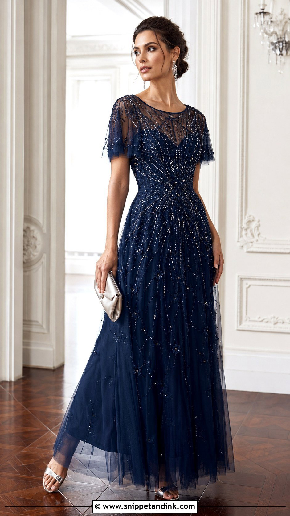 Needle and Thread Embellished Gown - Snippet and Ink - 20 Designer Dresses for Wedding