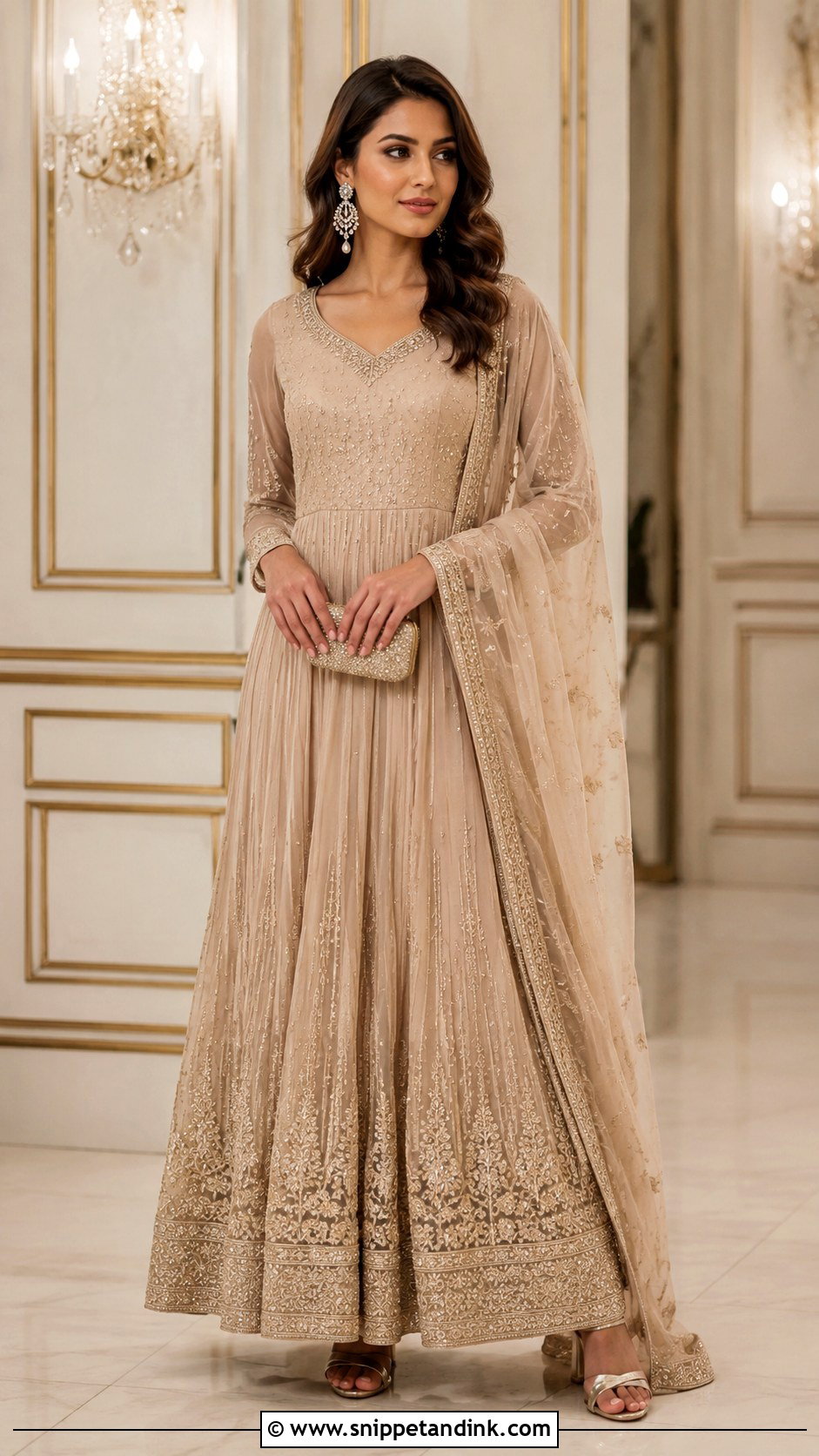 Net Anarkali Suit For Wedding - Snippet and Ink - 25 Anarkali Suits for Wedding