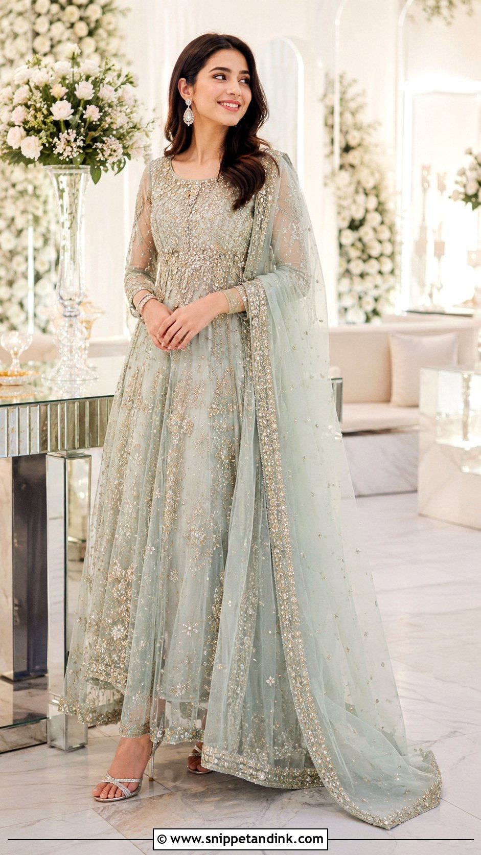 Net Bridal Maxi Pakistan - Snippet and Ink - 25 Bridal Dresses Pakistan