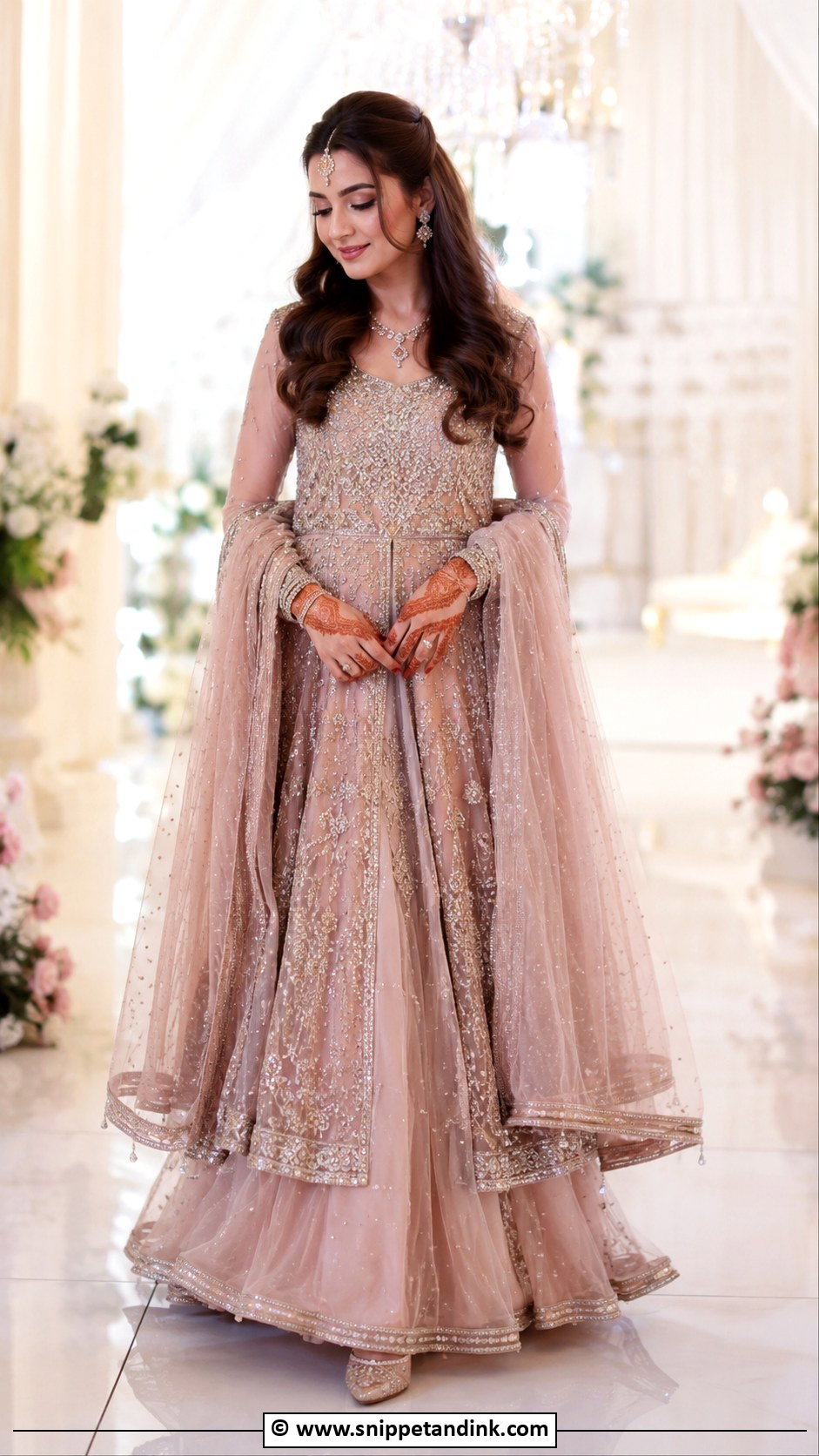 Net Pakistani Bridal Maxi - Snippet and Ink - 30 Pakistani Bridal Dresses