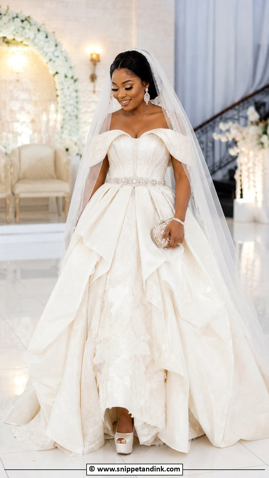 Nigerian Ball Gown Wedding Dress - Snippet and Ink - 30 Nigerian Wedding Dress Ideas