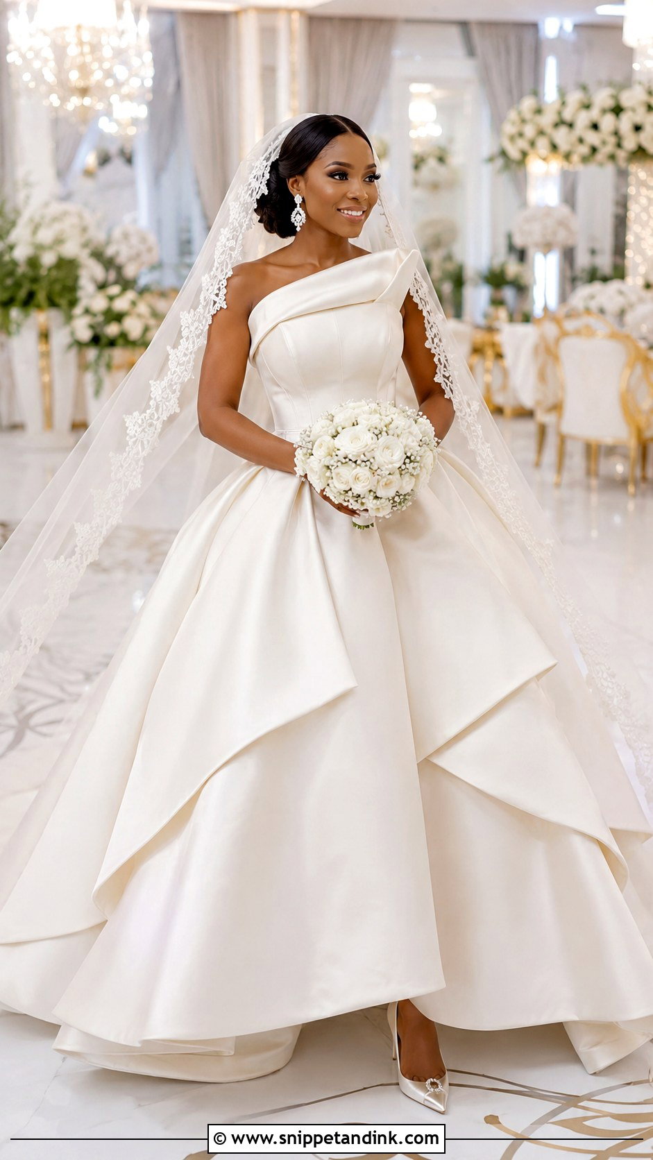 Nigerian Ball Gown Wedding Gown - Snippet and Ink - 20 Nigeria Wedding Gown Styles