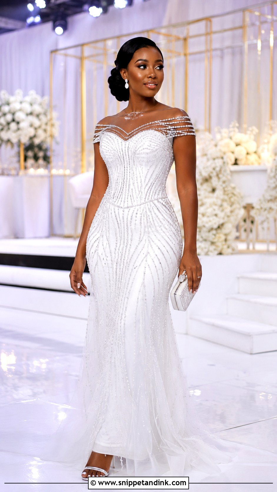 Nigerian Beaded Wedding Dress - Snippet and Ink - 25 Nigeria Wedding Dress Ideas