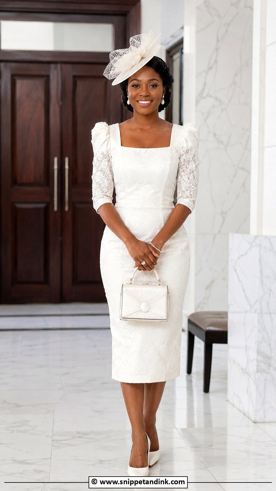 Nigerian Court Wedding Dress With Fascinator - Snippet and Ink - 30 Nigerian Wedding Dress Ideas