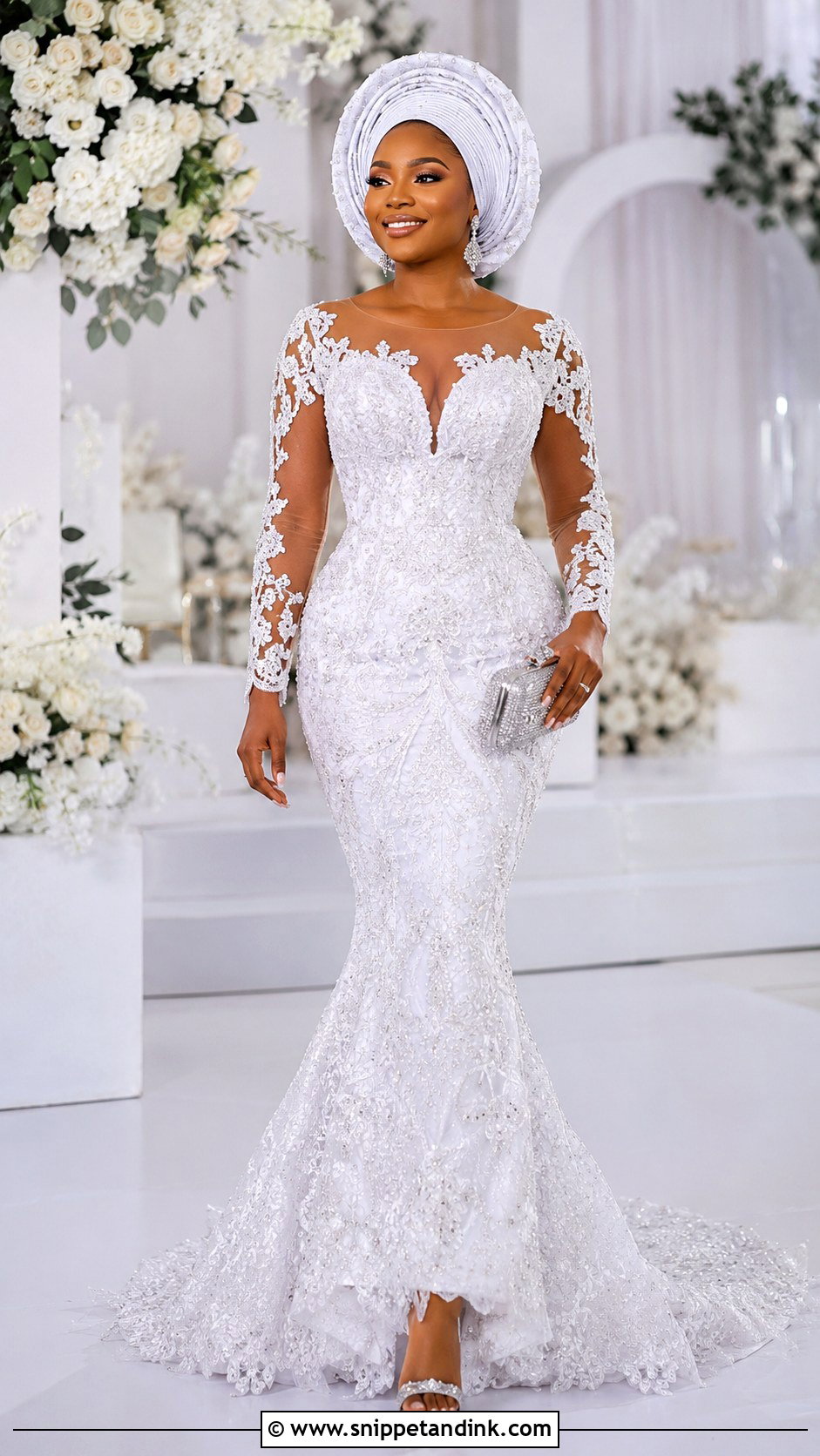 Nigerian Lace Mermaid Wedding Dress - Snippet and Ink - 25 Nigeria Wedding Dress Ideas